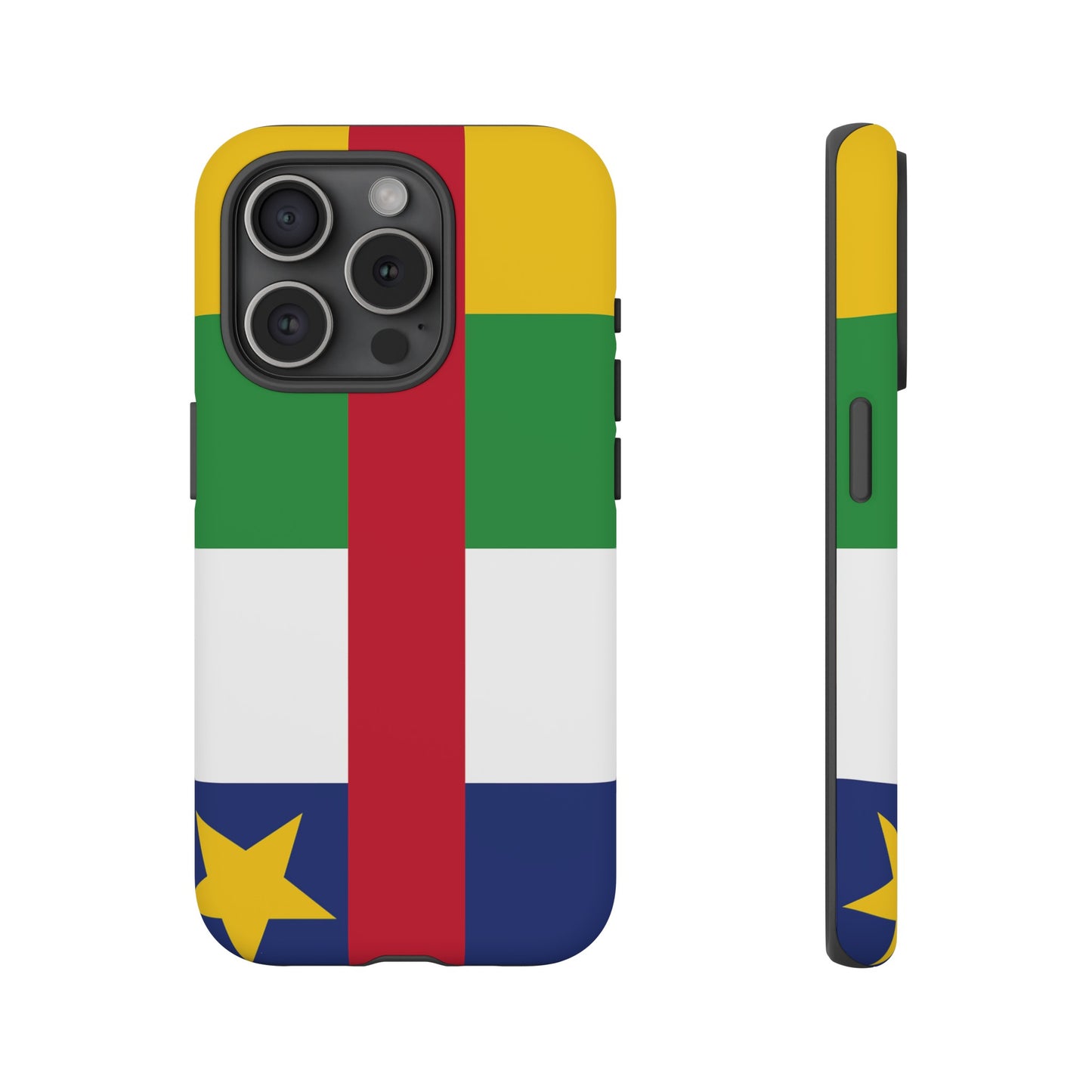 Central African Republic Flag Phone Case | iPhone 15 Plus/ Pro, 14, 13, 12| Google Pixel 7, Pro, 5| Samsung Galaxy S23 All Major Phone Models