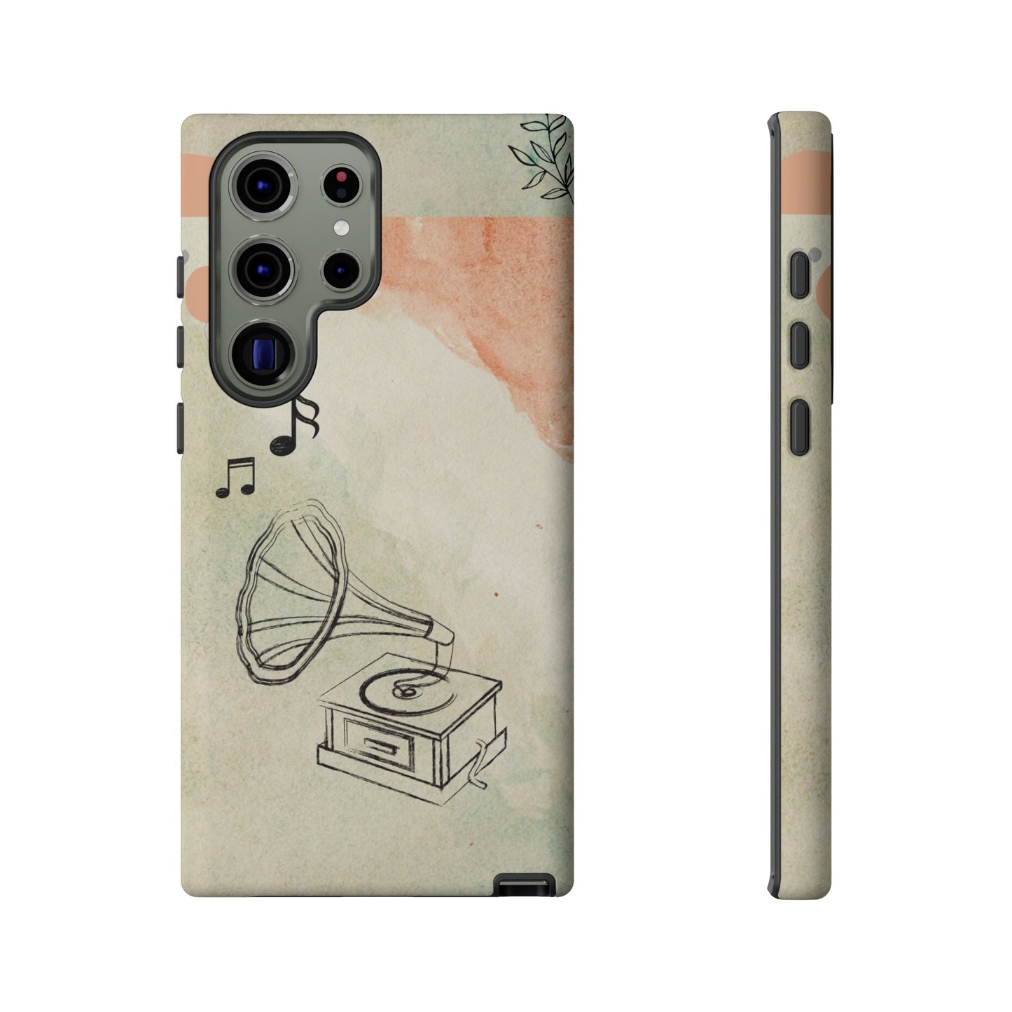 Record Player Wallpaper Phone Case | iPhone 15 Plus/ Pro, 14, 13, 12| Google Pixel 7, Pro, 5| Samsung Galaxy S23 All Major Phone Models