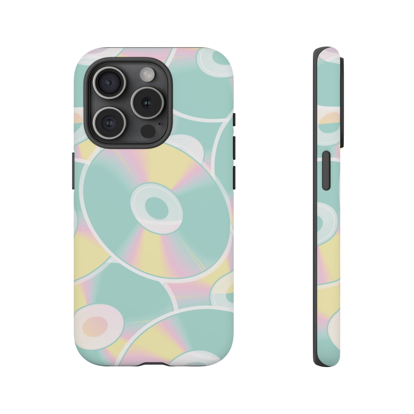 90's CD Wallpaper Phone Case | iPhone 15 Plus/ Pro, 14, 13, 12| Google Pixel 7, Pro, 5| Samsung Galaxy S23 All Major Phone Models