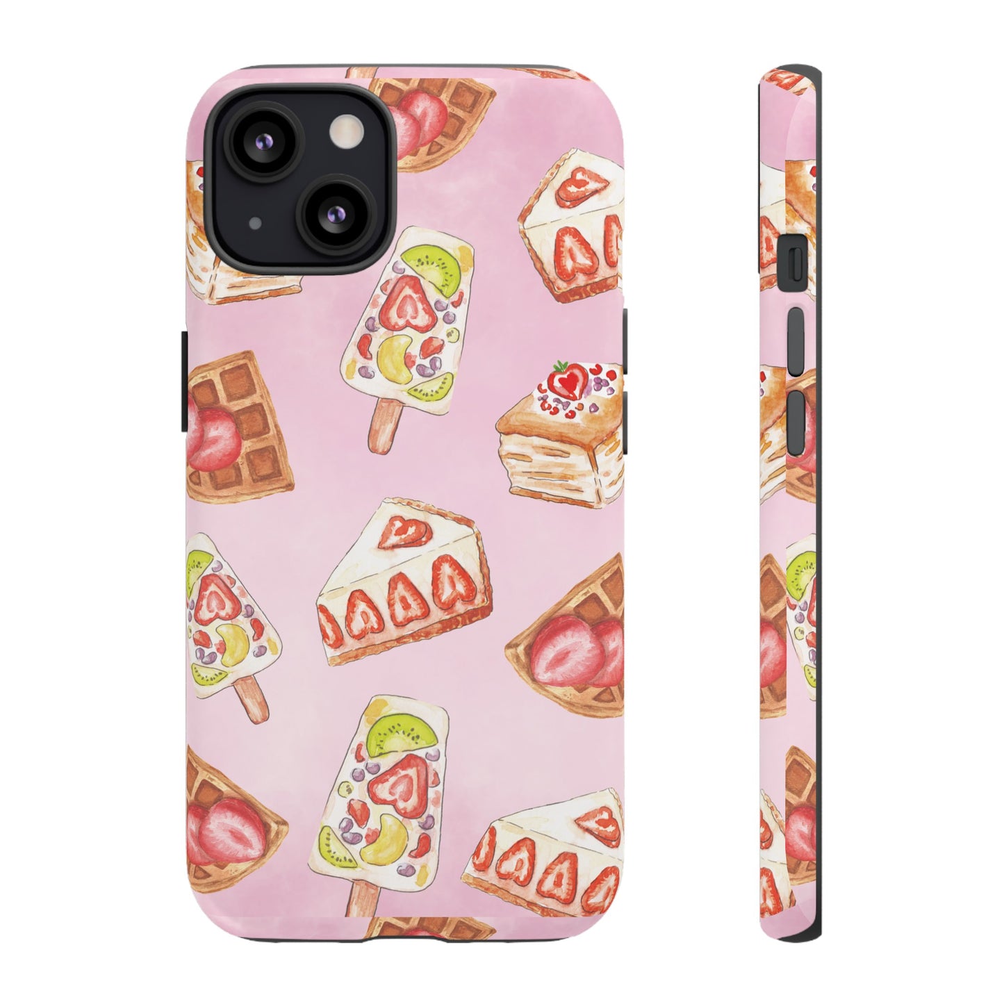 Assorted Dessert Wallpaper Phone Case | iPhone 15 Plus/ Pro, 14, 13, 12| Google Pixel 7, Pro, 5| Samsung Galaxy S23 All Major Phone Models