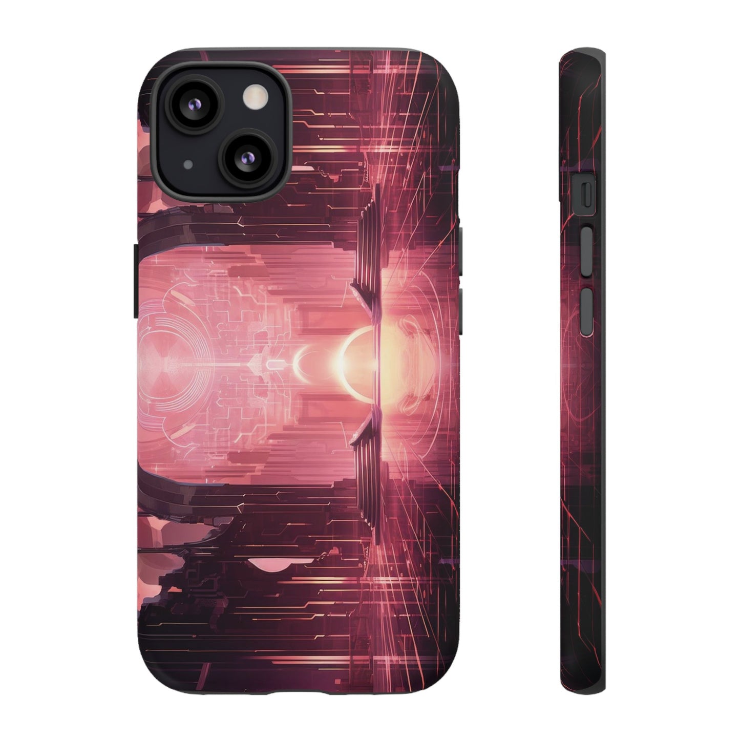 Sci-Fi Hall Wallpaper Phone Case | iPhone 15 Plus/ Pro, 14, 13, 12| Google Pixel 7, Pro, 5| Samsung Galaxy S23 All Major Phone Models