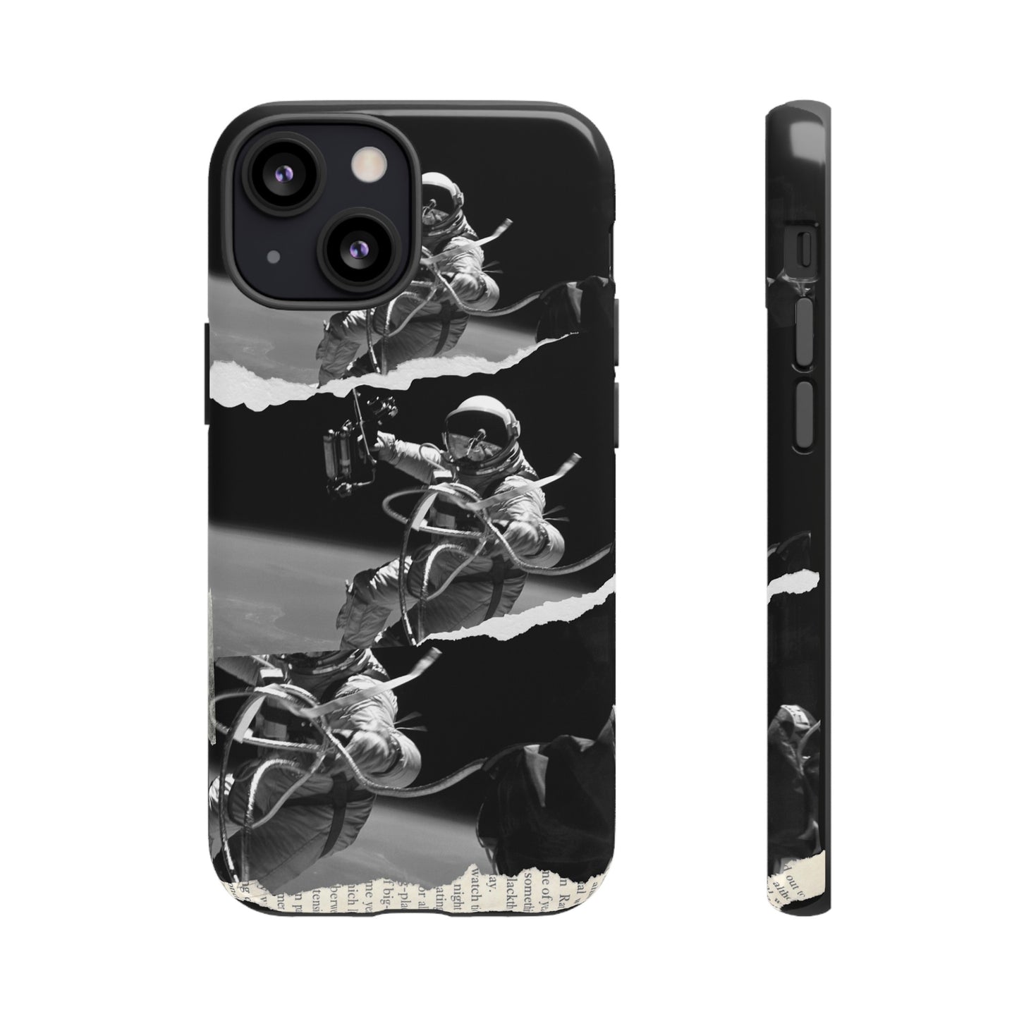 Astronaut Collage Phone Case | iPhone 15 Plus/ Pro, 14, 13, 12| Google Pixel 7, Pro, 5| Samsung Galaxy S23 All Major Phone Models