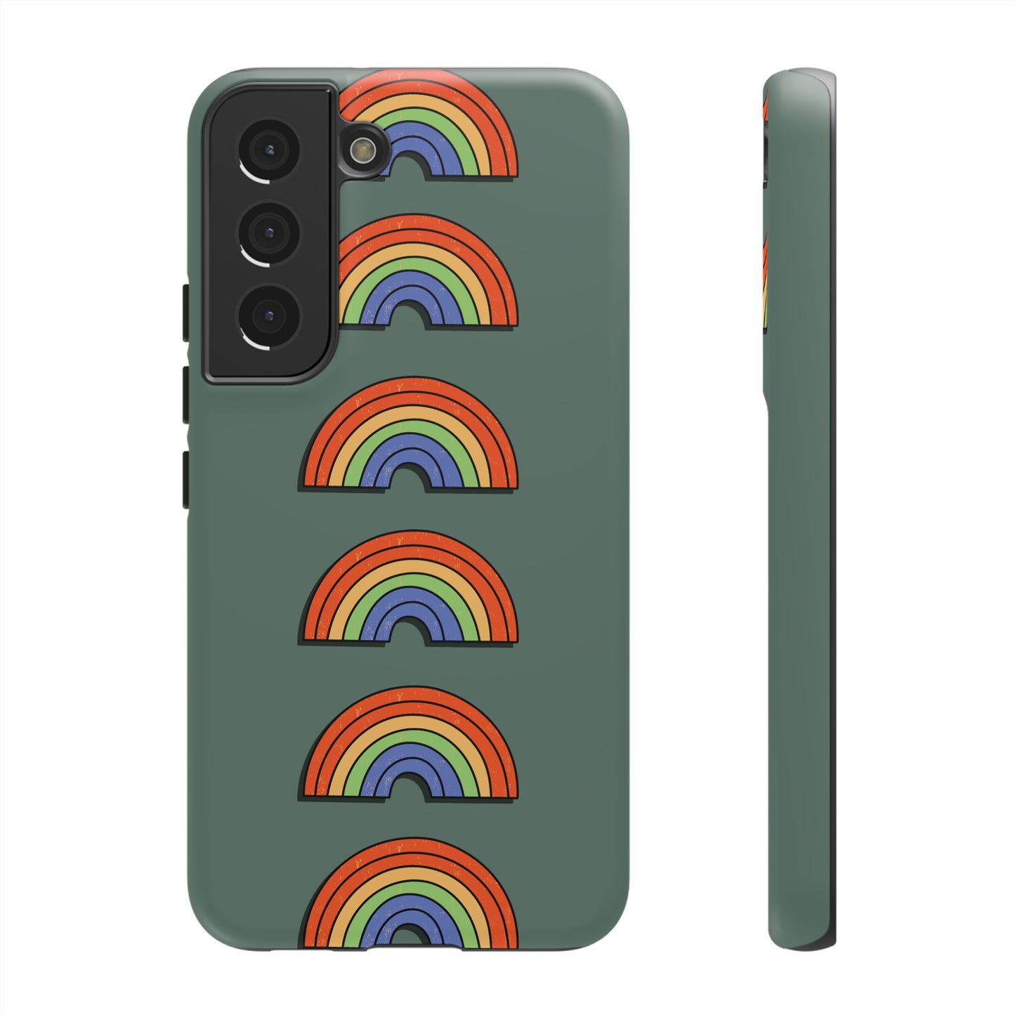 Rainbow Wallpaper Phone Case | iPhone 15 Plus/ Pro, 14, 13, 12| Google Pixel 7, Pro, 5| Samsung Galaxy S23 All Major Phone Models