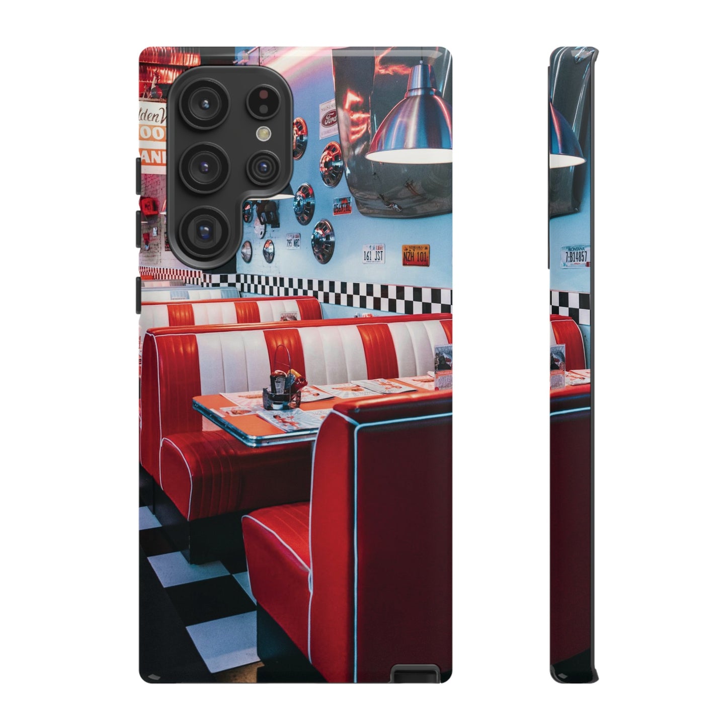 Diner Wallpaper Phone Case | iPhone 15 Plus/ Pro, 14, 13, 12| Google Pixel 7, Pro, 5| Samsung Galaxy S23 All Major Phone Models