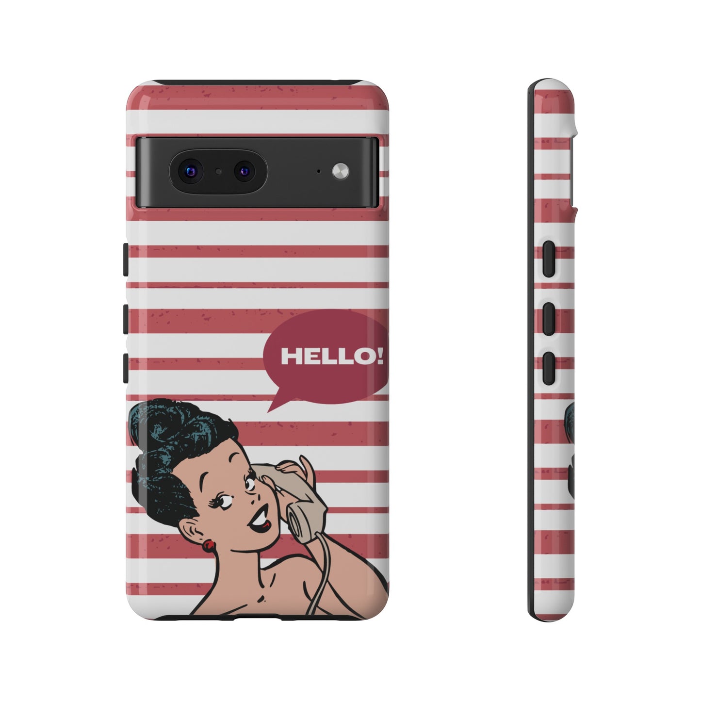 Hello! Wallpaper Phone Case | iPhone 15 Plus/ Pro, 14, 13, 12| Google Pixel 7, Pro, 5| Samsung Galaxy S23 All Major Phone Models