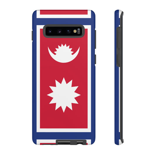 Nepal Flag Phone Case | iPhone 15 Plus/ Pro, 14, 13, 12| Google Pixel 7, Pro, 5| Samsung Galaxy S23 All Major Phone Models