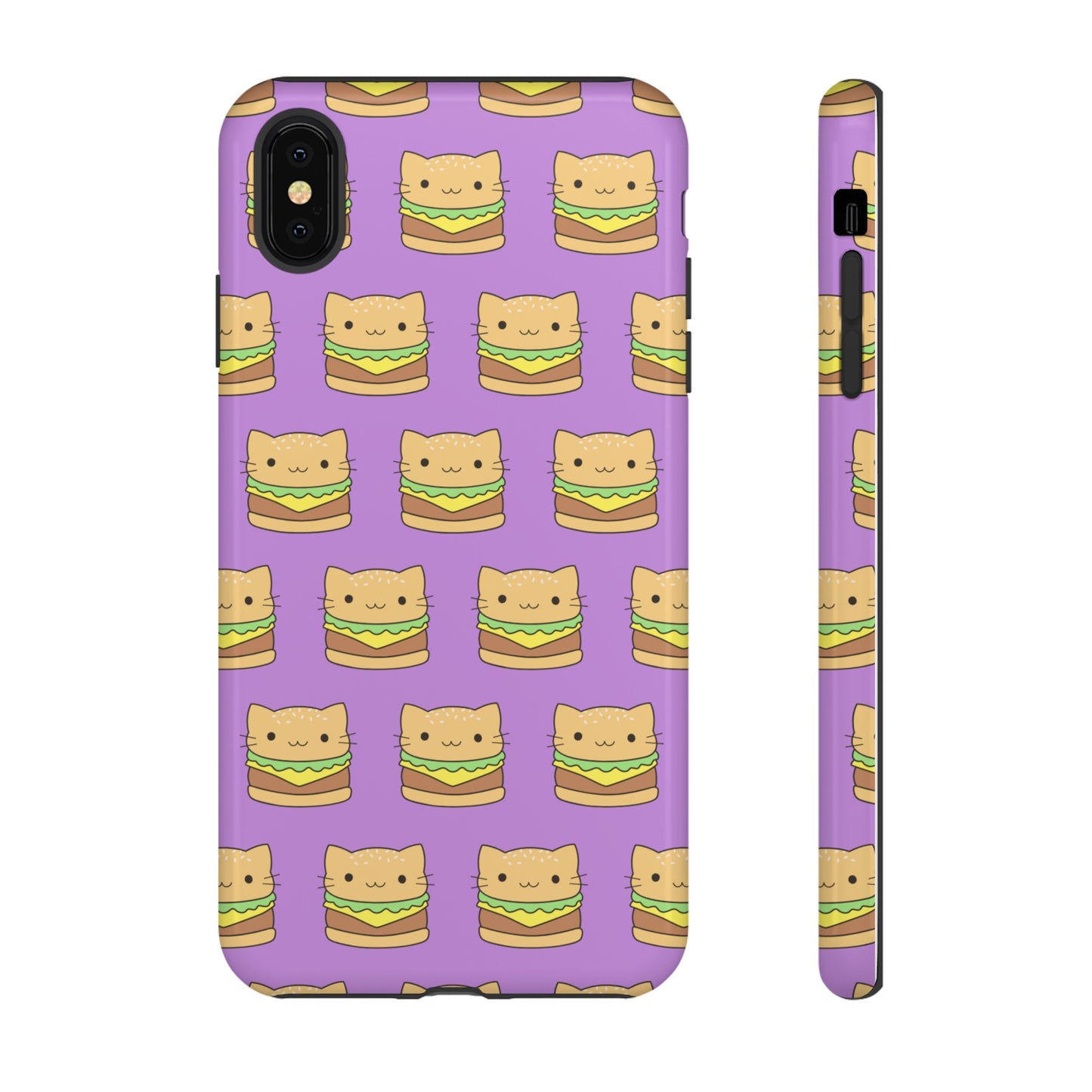 Cat Burger Phone Case | iPhone 15 Plus/ Pro, 14, 13, 12| Google Pixel 7, Pro, 5| Samsung Galaxy S23 All Major Phone Models