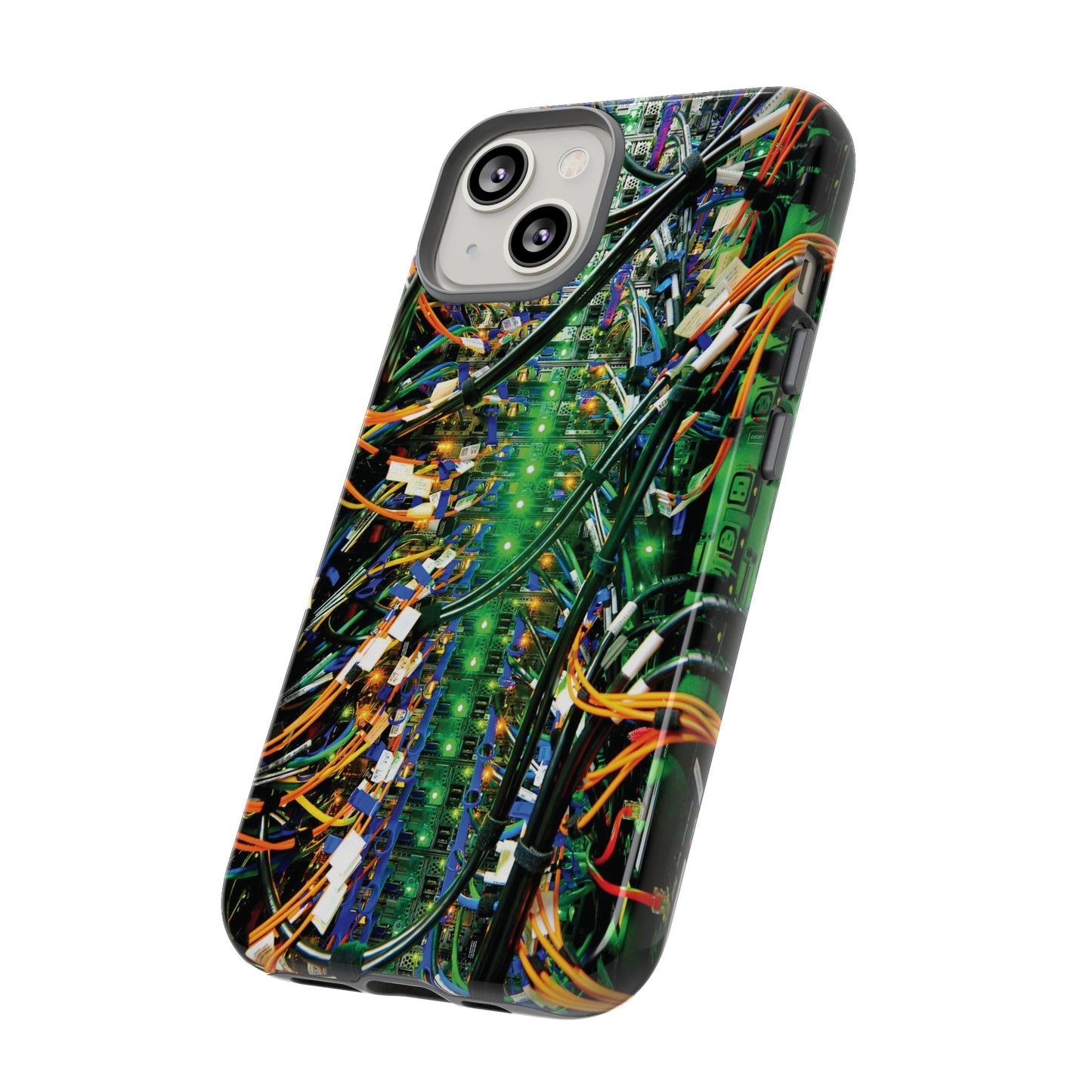 Green Computer Circuitboard Wallpaper Phone Case | iPhone 15 Plus/ Pro, 14, 13, 12| Google Pixel 7, Pro, 5| Samsung Galaxy S23 All Major Phone Models