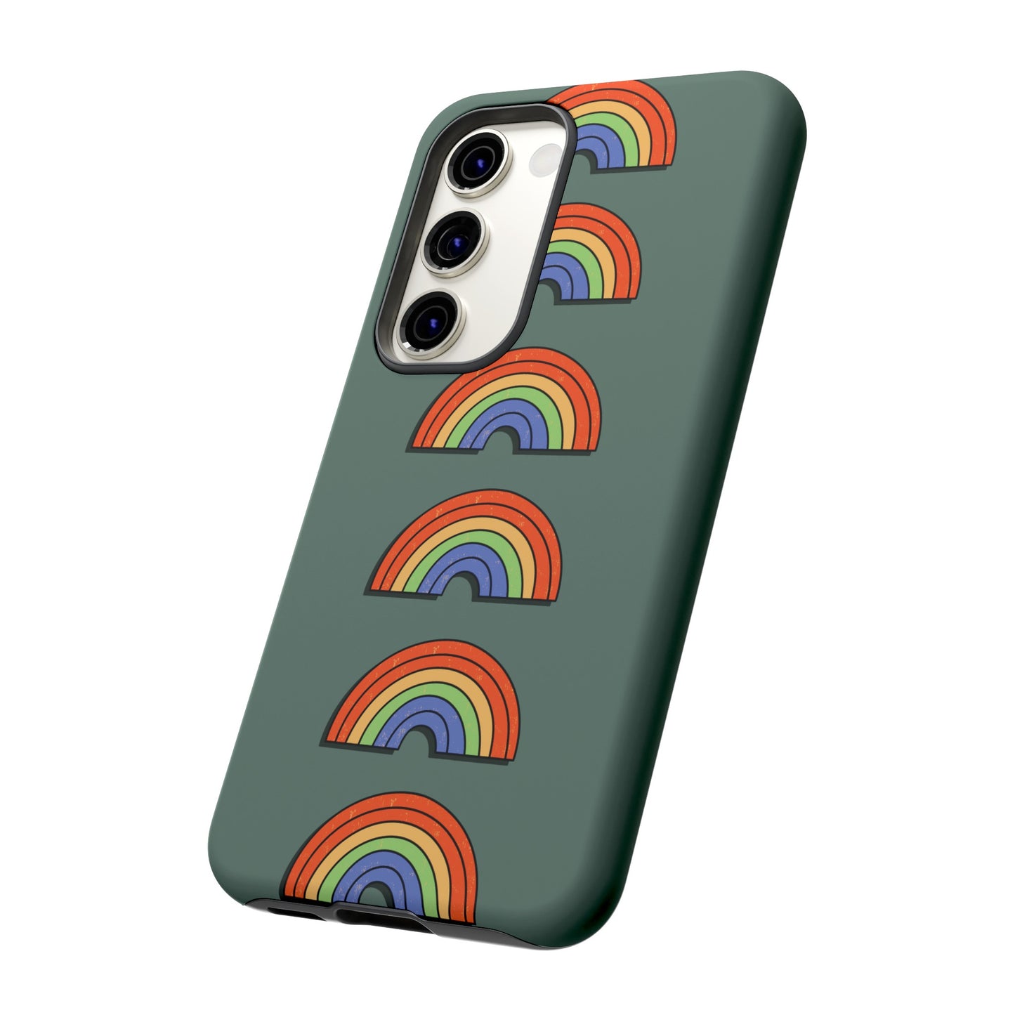 Rainbow Wallpaper Phone Case | iPhone 15 Plus/ Pro, 14, 13, 12| Google Pixel 7, Pro, 5| Samsung Galaxy S23 All Major Phone Models