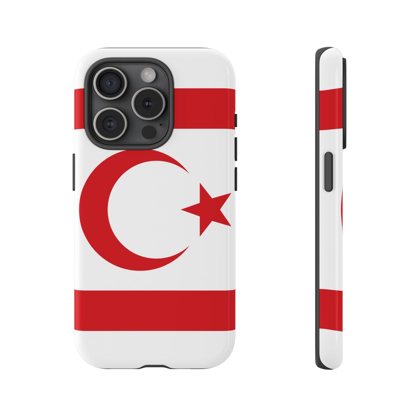 Northern Cyprus Flag Phone Case | iPhone 15 Plus/ Pro, 14, 13, 12| Google Pixel 7, Pro, 5| Samsung Galaxy S23 All Major Phone Models