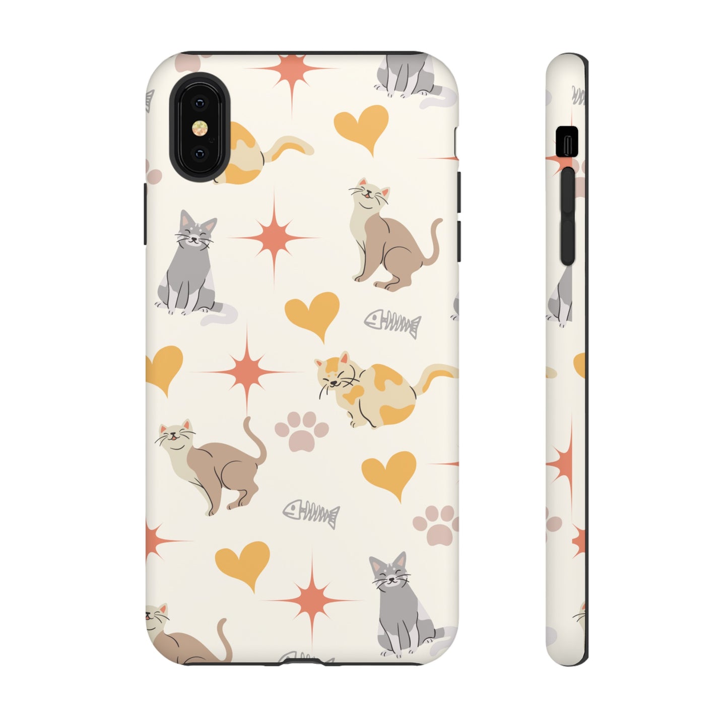 Cute Cat Wallpaper Phone Case | iPhone 15 Plus/ Pro, 14, 13, 12| Google Pixel 7, Pro, 5| Samsung Galaxy S23 All Major Phone Models