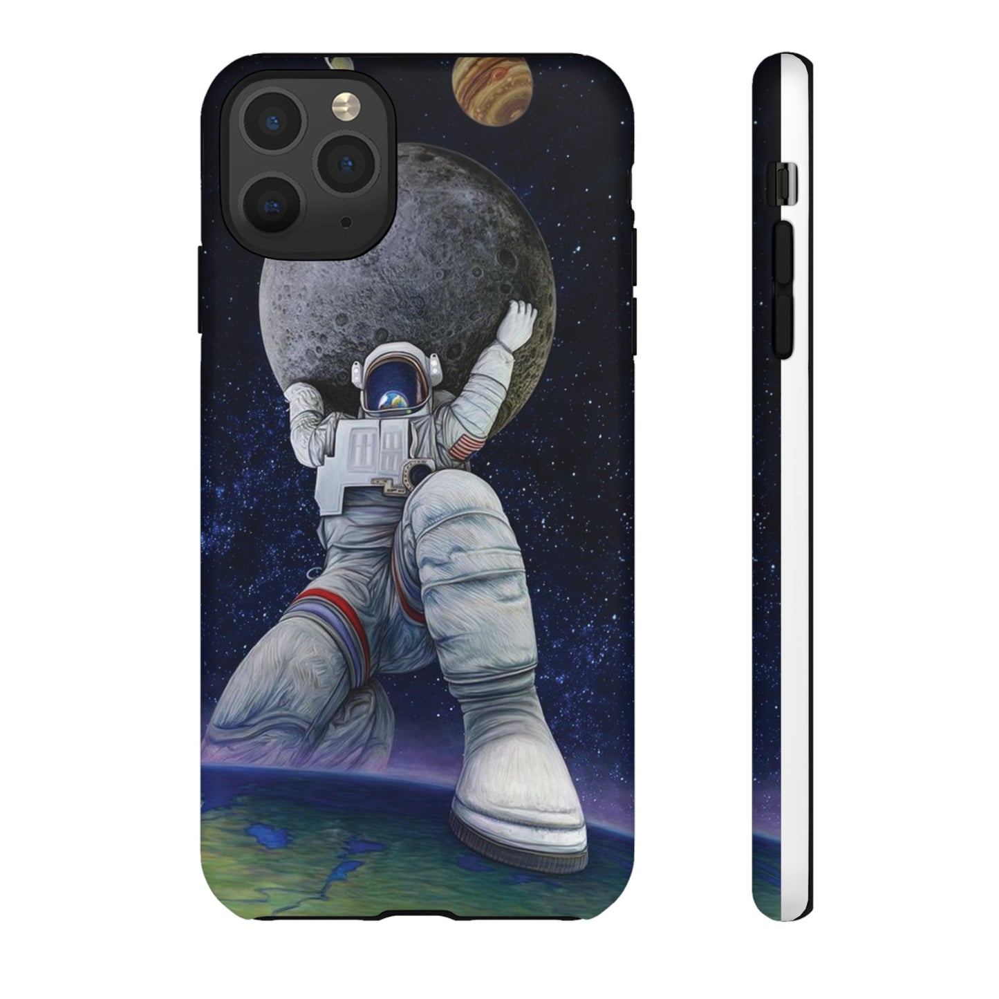 Astronaut Holding The Moon Phone Case | iPhone 15 Plus/ Pro, 14, 13, 12| Google Pixel 7, Pro, 5| Samsung Galaxy S23 All Major Phone Models