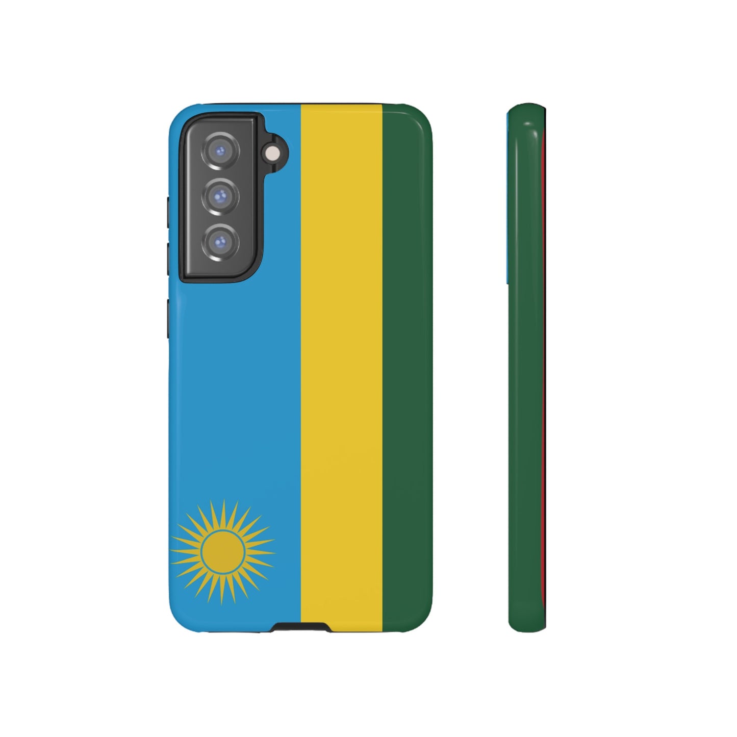 Rwanda Flag Phone Case | iPhone 15 Plus/ Pro, 14, 13, 12| Google Pixel 7, Pro, 5| Samsung Galaxy S23 All Major Phone Models