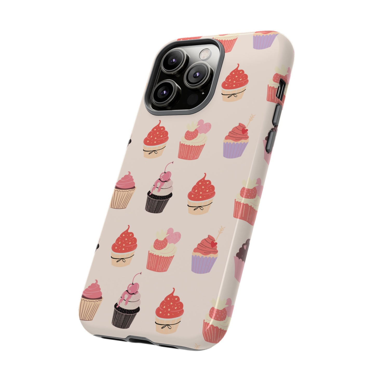 Cupcake Collage Wallpaper Phone Case | iPhone 15 Plus/ Pro, 14, 13, 12| Google Pixel 7, Pro, 5| Samsung Galaxy S23 All Major Phone Models