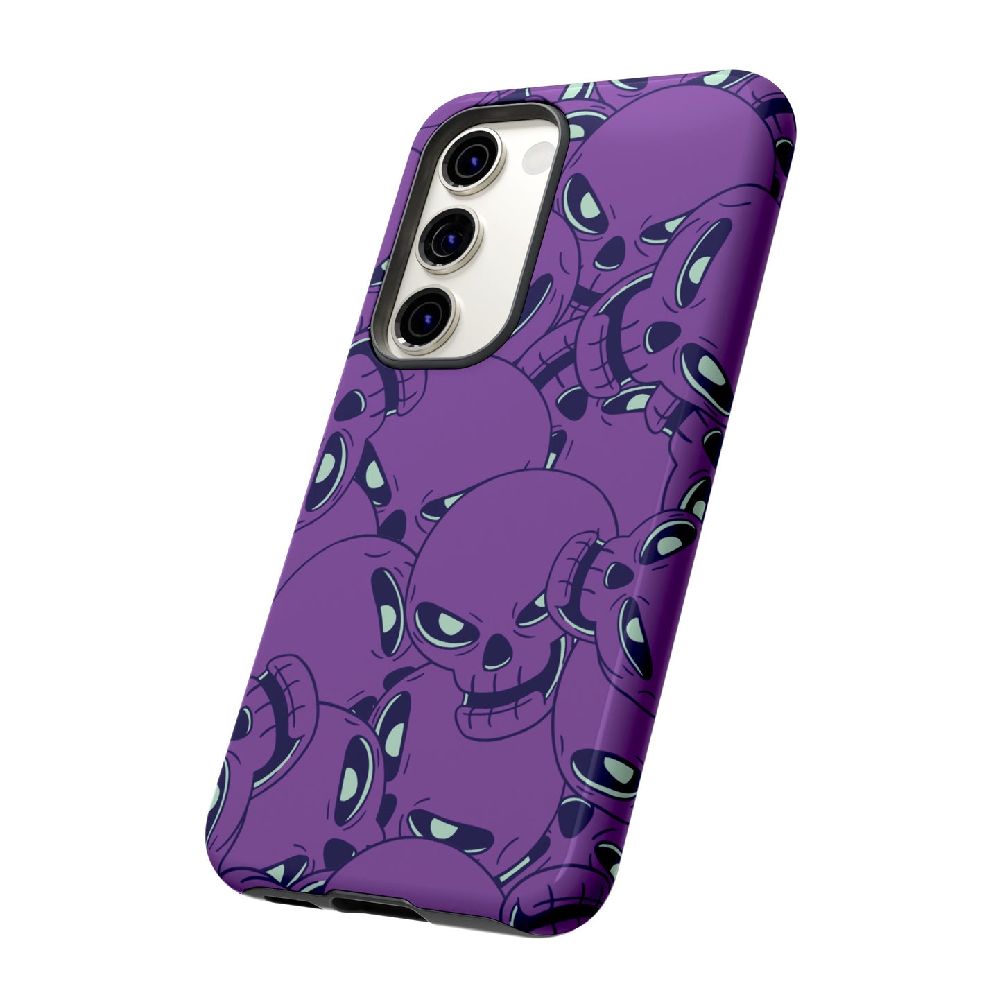 Glowing Skulls Wallpaper Phone Case | iPhone 15 Plus/ Pro, 14, 13, 12| Google Pixel 7, Pro, 5| Samsung Galaxy S23 All Major Phone Models