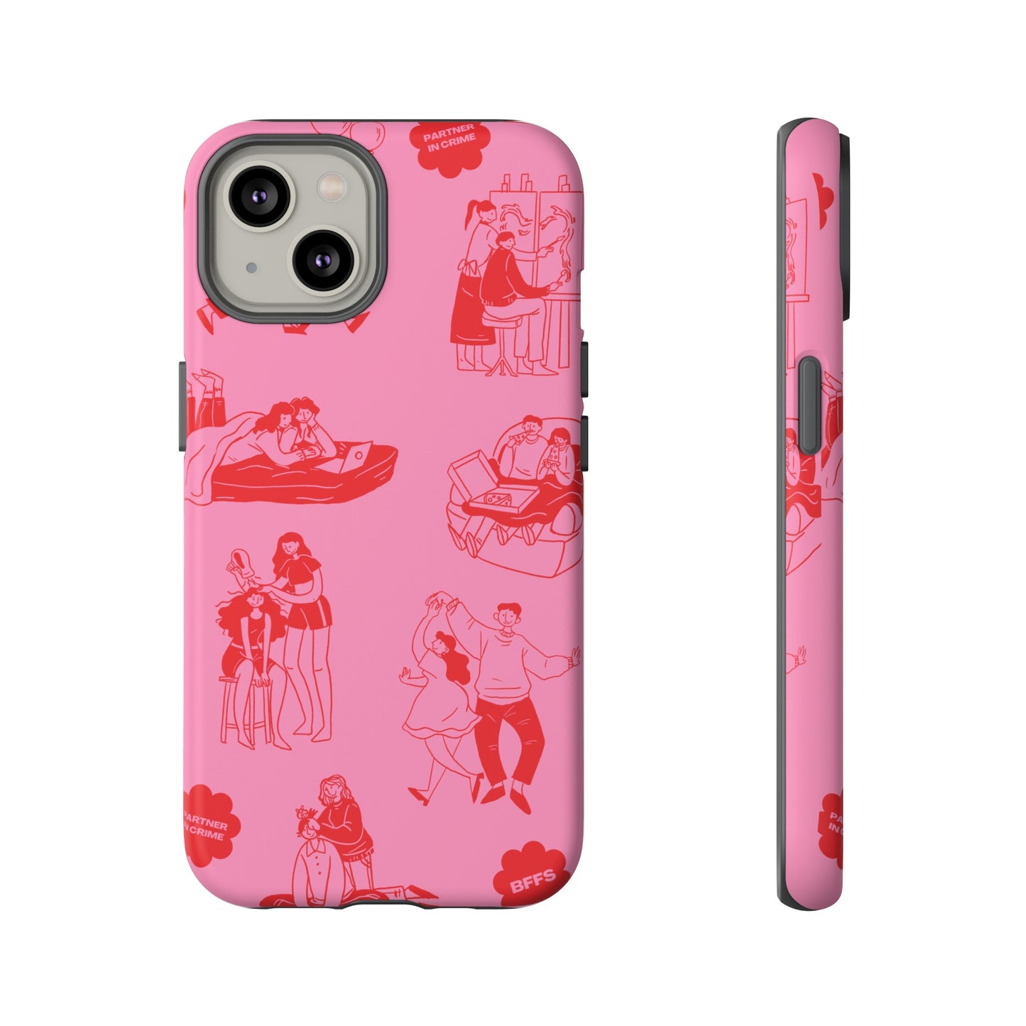 Pink Valentine's Day Wallpaper Phone Case | iPhone 15 Plus/ Pro, 14, 13, 12| Google Pixel 7, Pro, 5| Samsung Galaxy S23 All Major Phone Models