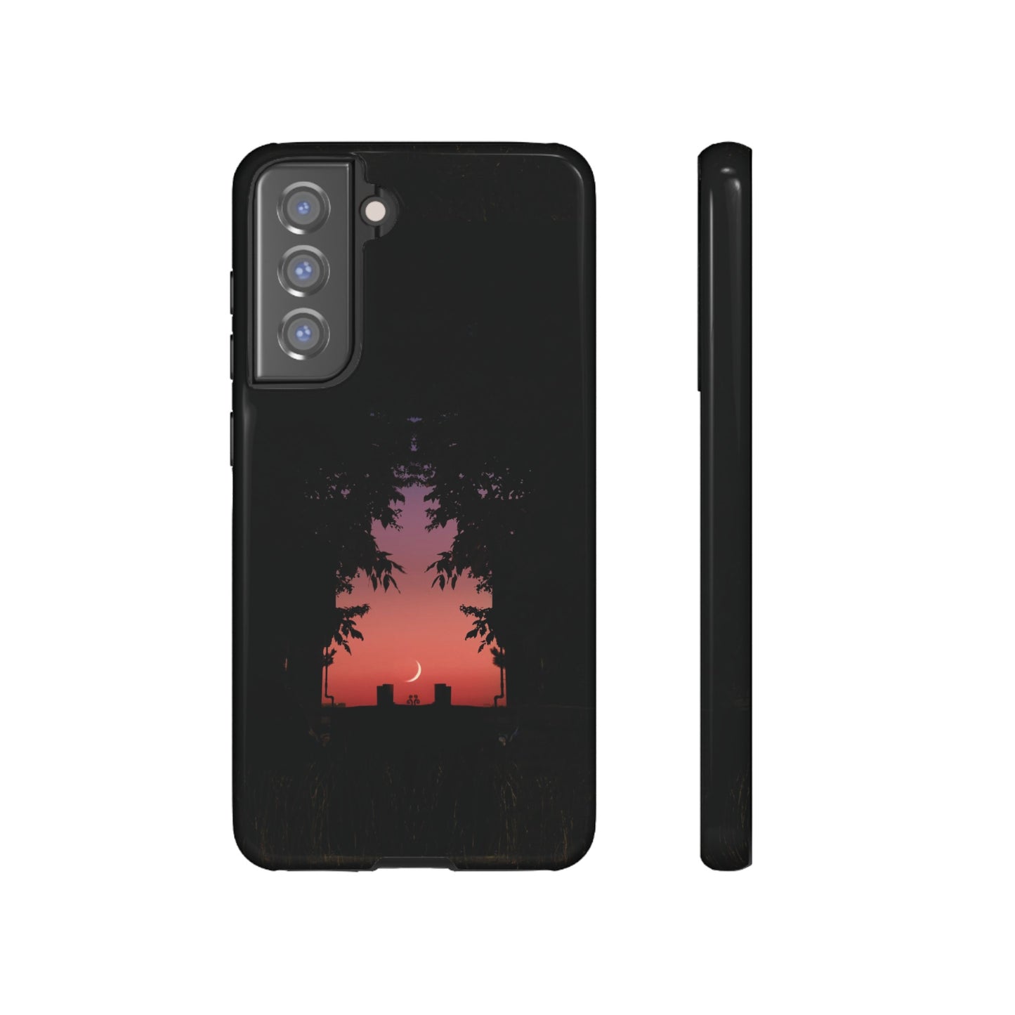 Crescent Night Wallpaper Phone Case | iPhone 15 Plus/ Pro, 14, 13, 12| Google Pixel 7, Pro, 5| Samsung Galaxy S23 All Major Phone Models