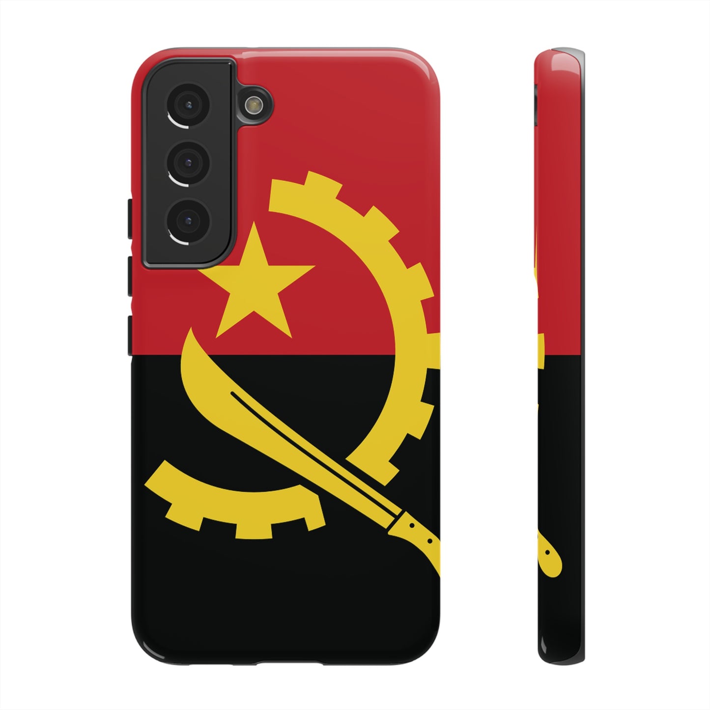 Angola Flag Phone Case | iPhone 15 Plus/ Pro, 14, 13, 12| Google Pixel 7, Pro, 5| Samsung Galaxy S23 All Major Phone Models