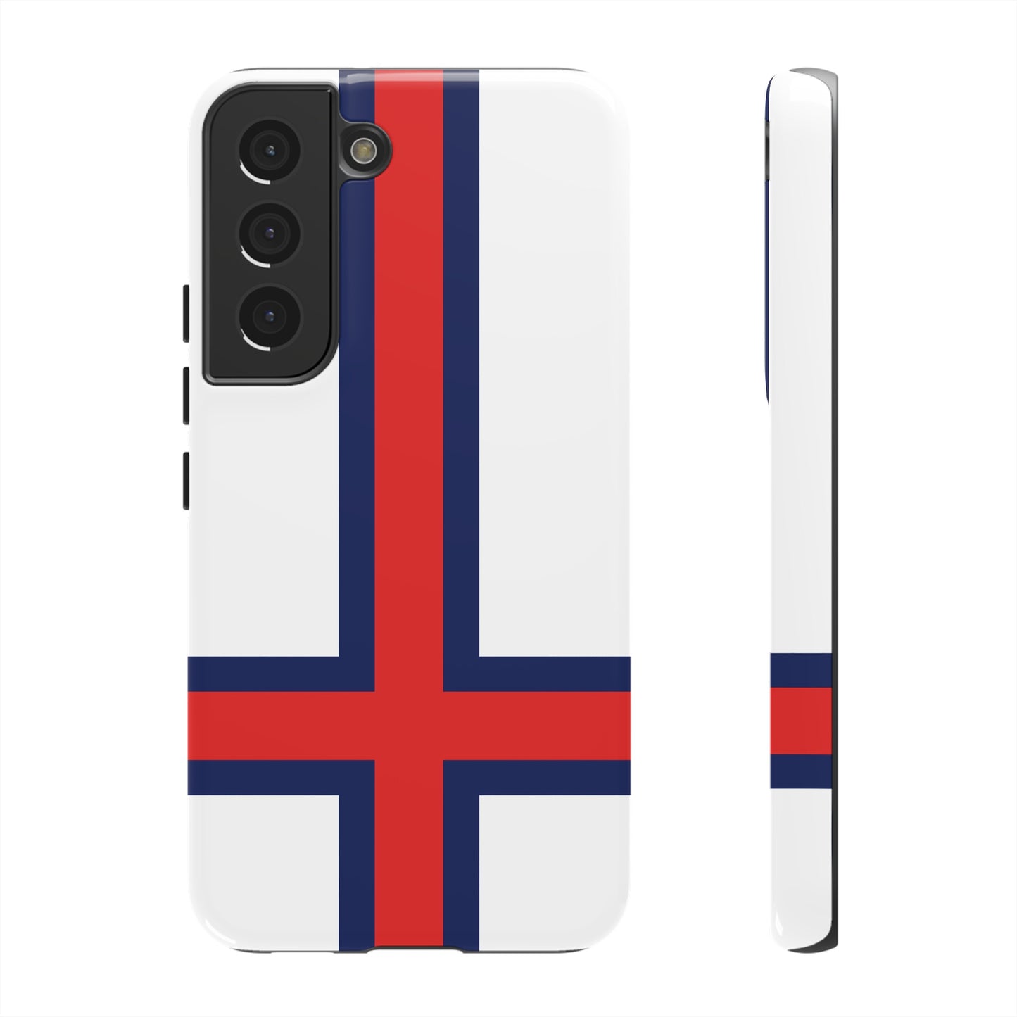 Faroe Island Denmark Flag Phone Case | iPhone 15 Plus/ Pro, 14, 13, 12| Google Pixel 7, Pro, 5| Samsung Galaxy S23 All Major Phone Models