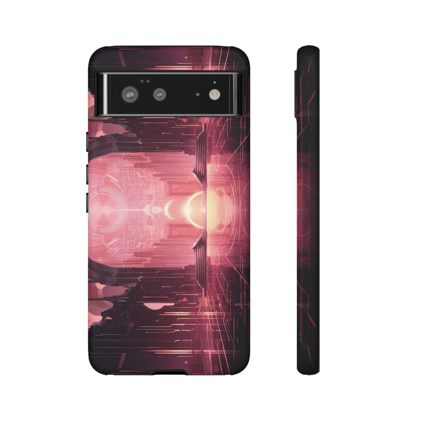 Sci-Fi Hall Wallpaper Phone Case | iPhone 15 Plus/ Pro, 14, 13, 12| Google Pixel 7, Pro, 5| Samsung Galaxy S23 All Major Phone Models