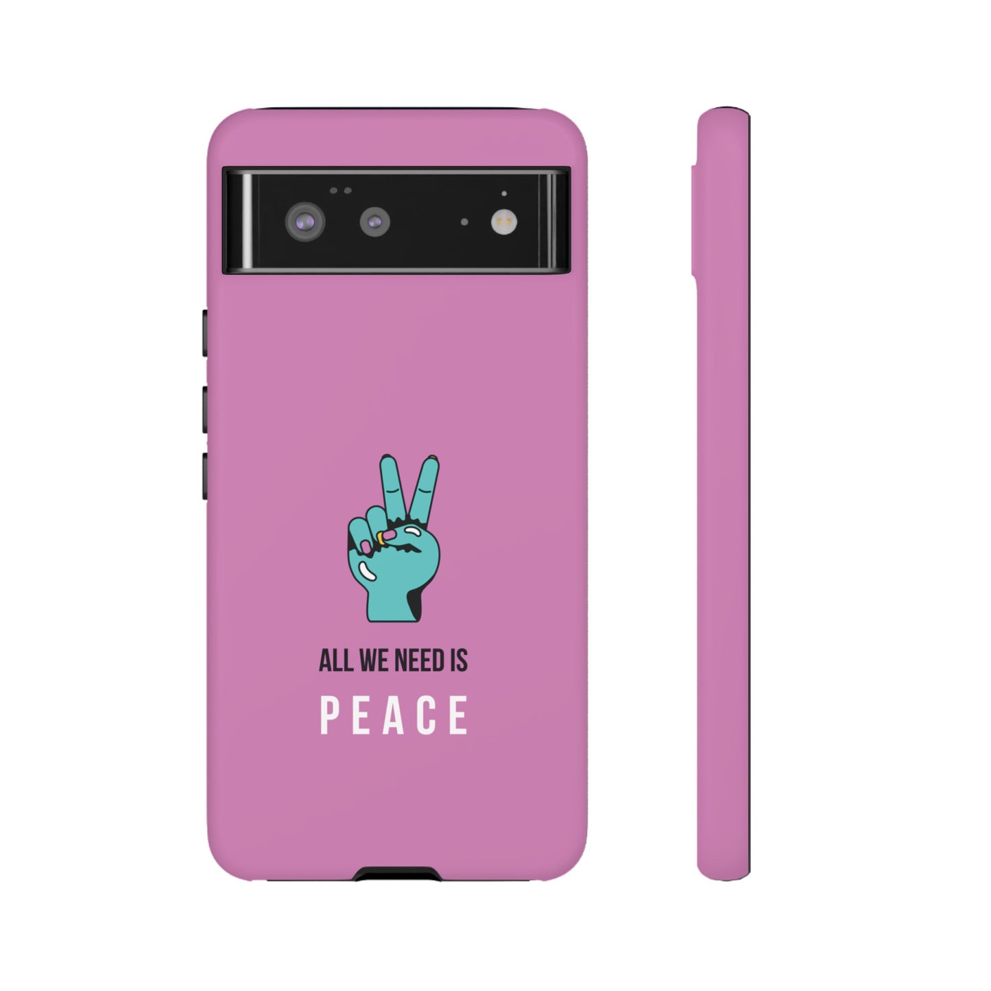 All We Need Is Peace Wallpaper Phone Case | iPhone 15 Plus/ Pro, 14, 13, 12| Google Pixel 7, Pro, 5| Samsung Galaxy S23 All Major Phone Models