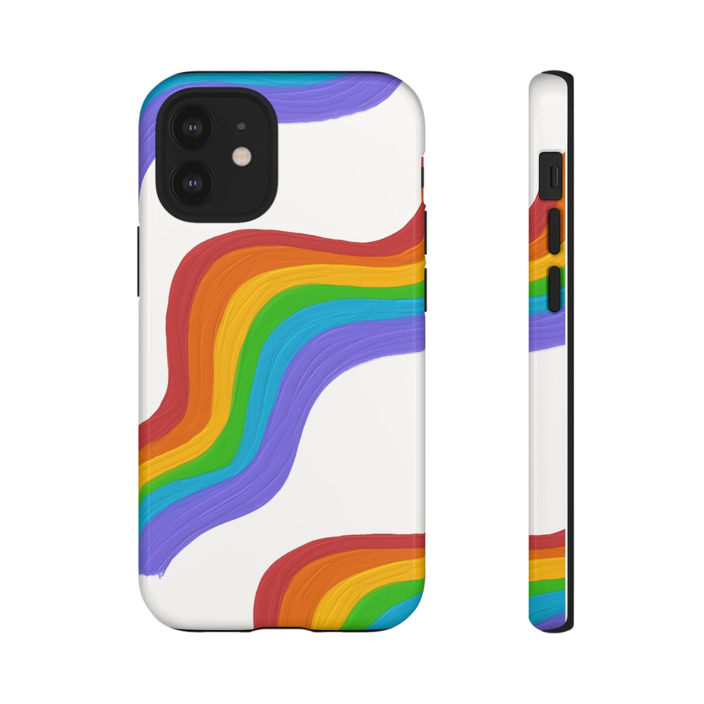 Rainbow Wallpaper Phone Case | iPhone 15 Plus/ Pro, 14, 13, 12| Google Pixel 7, Pro, 5| Samsung Galaxy S23 All Major Phone Models