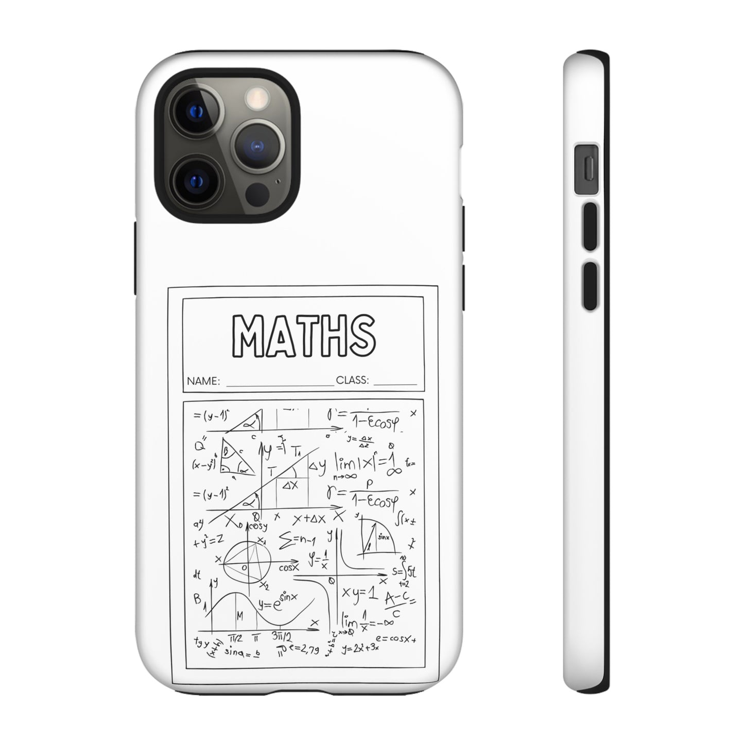 Maths Class Wallpaper Phone Case | iPhone 15 Plus/ Pro, 14, 13, 12| Google Pixel 7, Pro, 5| Samsung Galaxy S23 All Major Phone Models