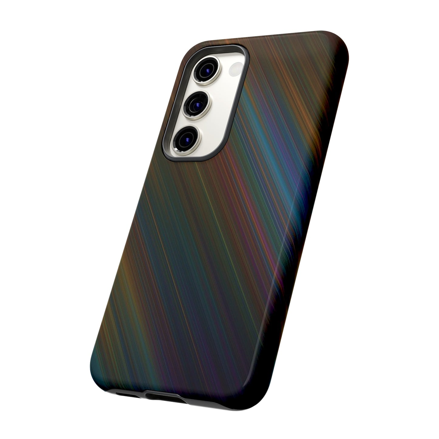 Slanted Rainbow Wallpaper Phone Case | iPhone 15 Plus/ Pro, 14, 13, 12| Google Pixel 7, Pro, 5| Samsung Galaxy S23 All Major Phone Models