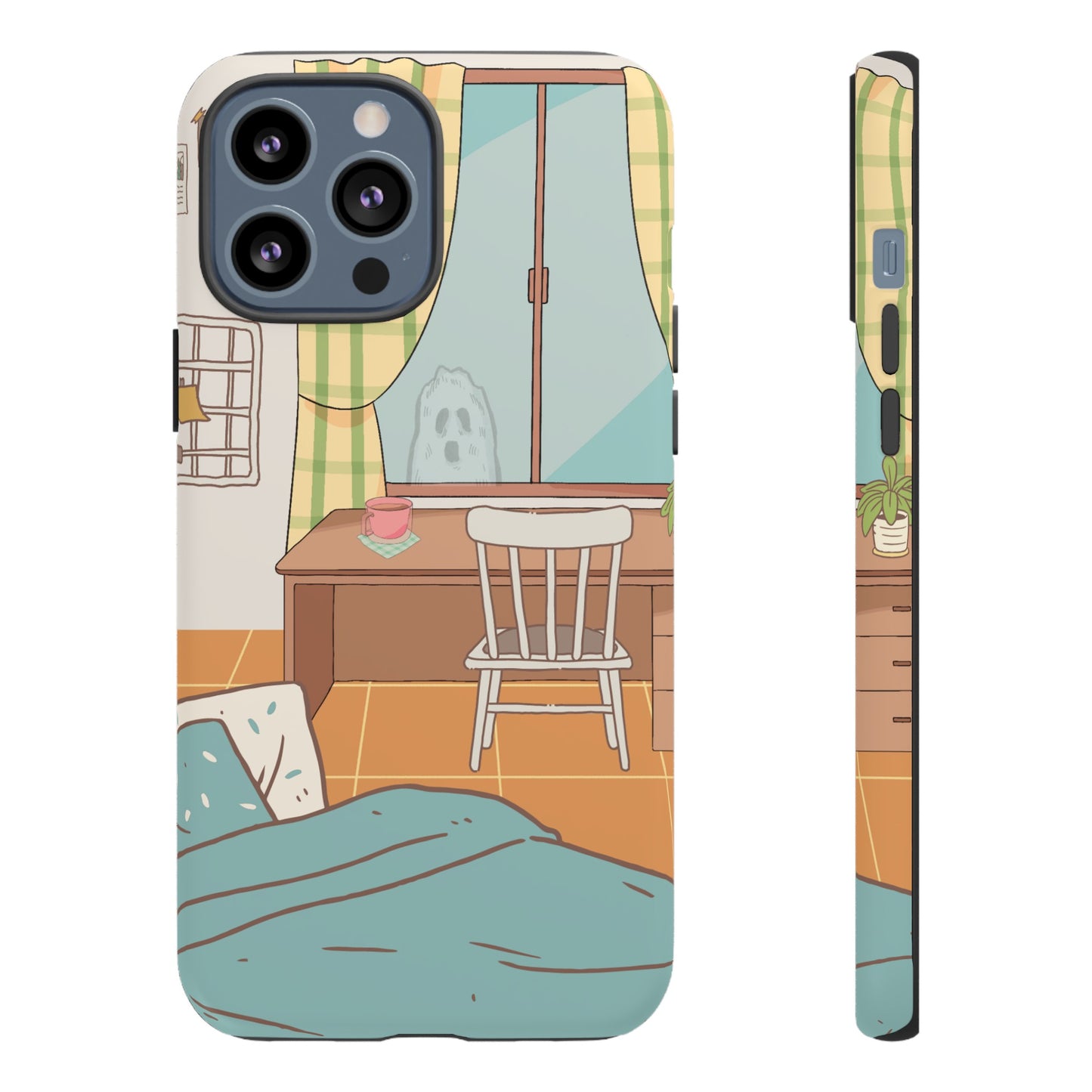 Ghost At The Window Wallpaper Phone Case | iPhone 15 Plus/ Pro, 14, 13, 12| Google Pixel 7, Pro, 5| Samsung Galaxy S23 All Major Phone Models