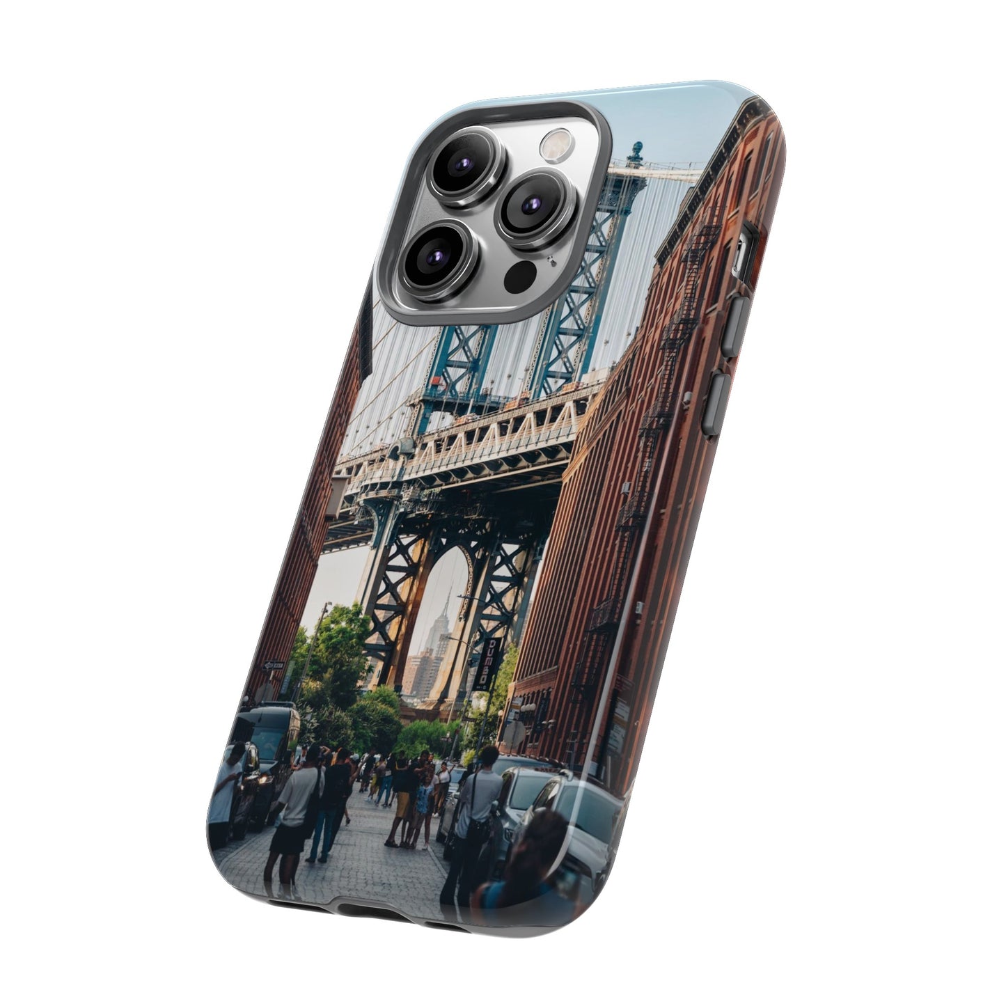 Stunning Brooklyn Bridge Wallpaper Phone Case | iPhone 15 Plus/ Pro, 14, 13, 12| Google Pixel 7, Pro, 5| Samsung Galaxy S23 All Major Phone Models