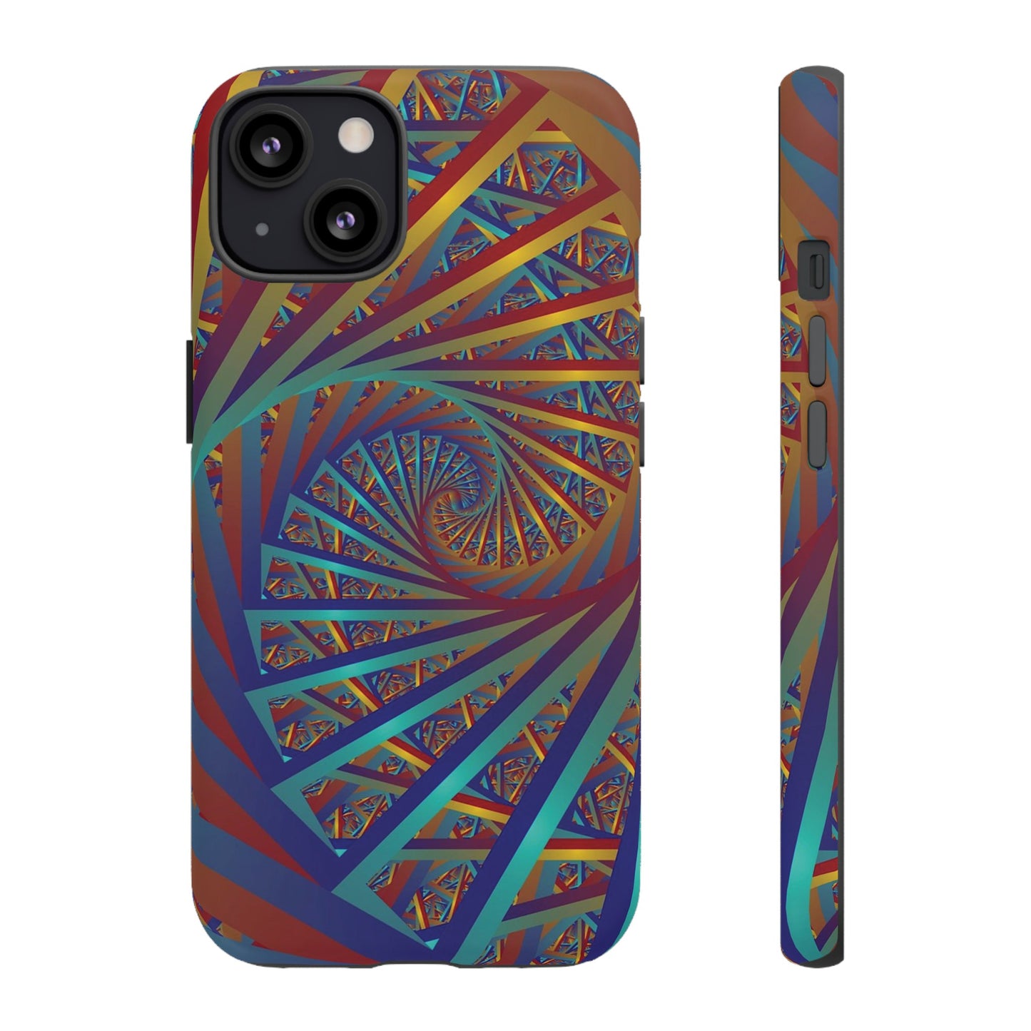 Colourful Spiral Wallpaper Phone Case | iPhone 15 Plus/ Pro, 14, 13, 12| Google Pixel 7, Pro, 5| Samsung Galaxy S23 All Major Phone Models