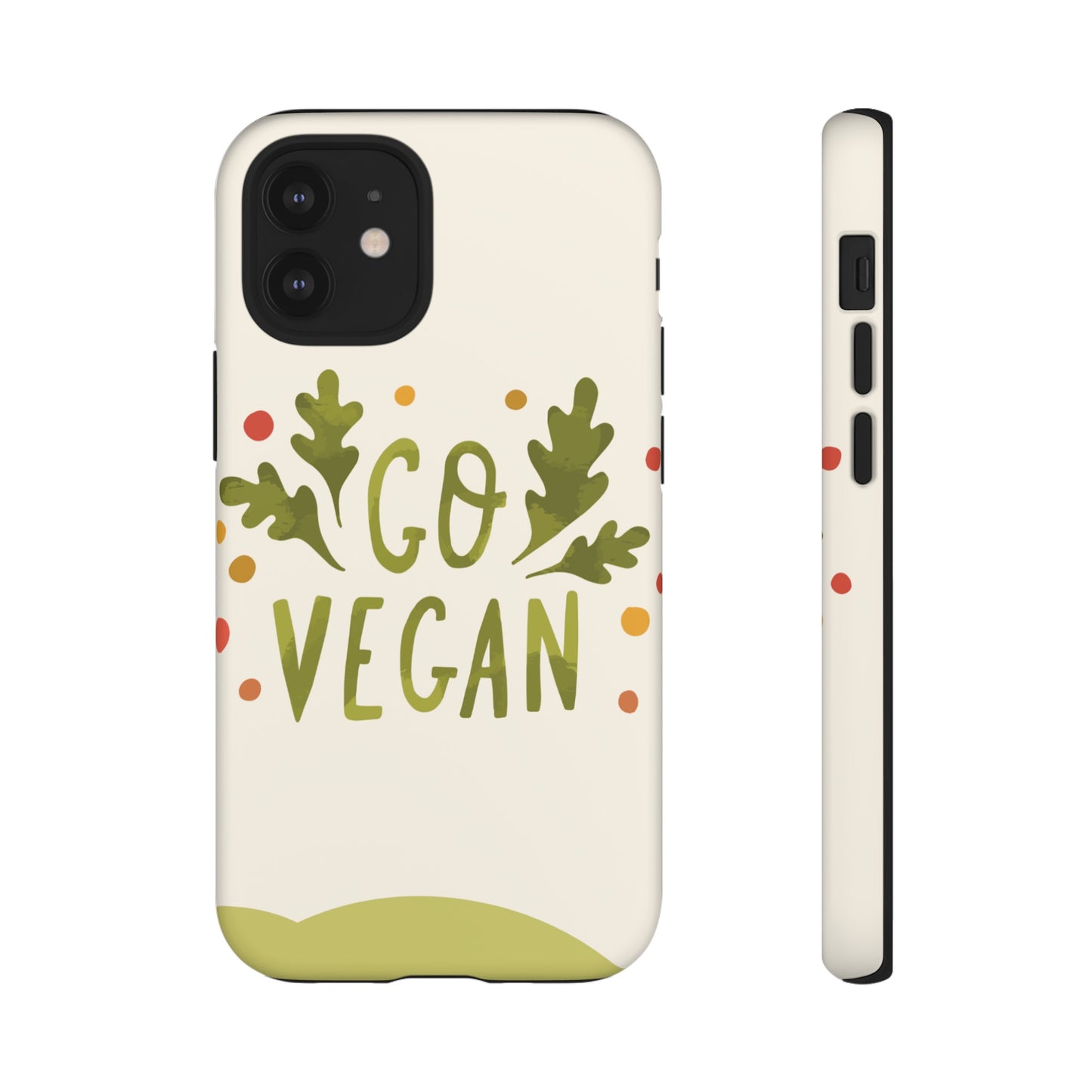 Go Vegan Wallpaper Phone Case | iPhone 15 Plus/ Pro, 14, 13, 12| Google Pixel 7, Pro, 5| Samsung Galaxy S23 All Major Phone Models