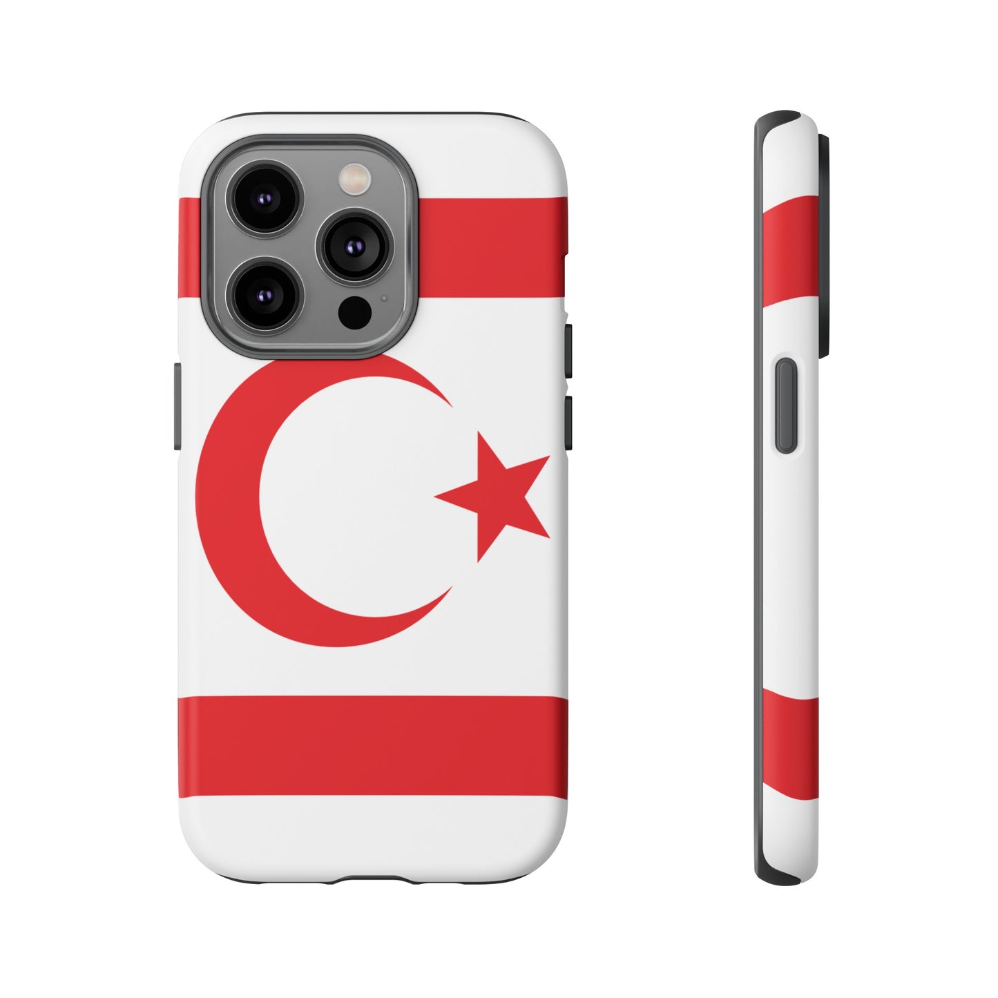 Northern Cyprus Flag Phone Case | iPhone 15 Plus/ Pro, 14, 13, 12| Google Pixel 7, Pro, 5| Samsung Galaxy S23 All Major Phone Models