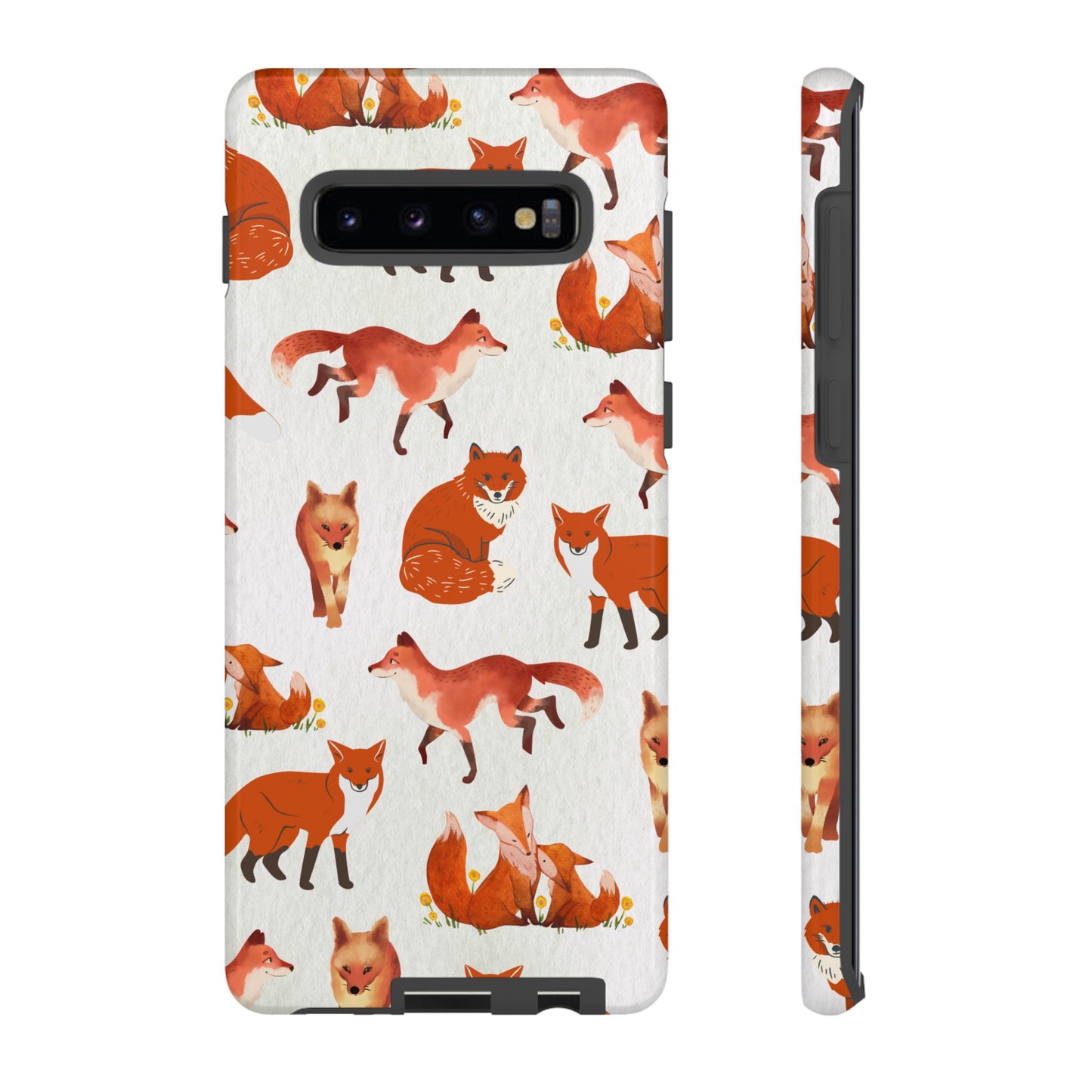 Foxes Wallpaper Phone Case | iPhone 15 Plus/ Pro, 14, 13, 12| Google Pixel 7, Pro, 5| Samsung Galaxy S23 All Major Phone Models