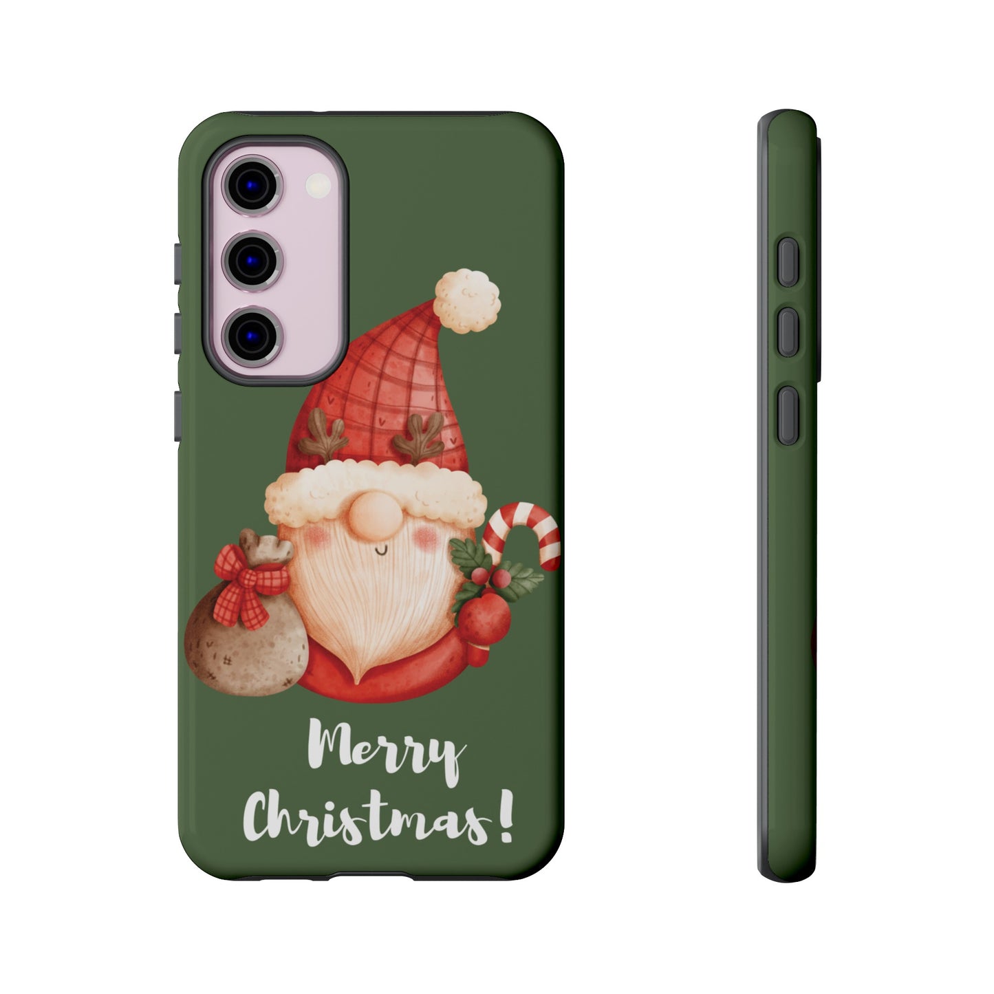 Cute Merry Christmas Wallpaper Phone Case | iPhone 15 Plus/ Pro, 14, 13, 12| Google Pixel 7, Pro, 5| Samsung Galaxy S23 All Major Phone Models