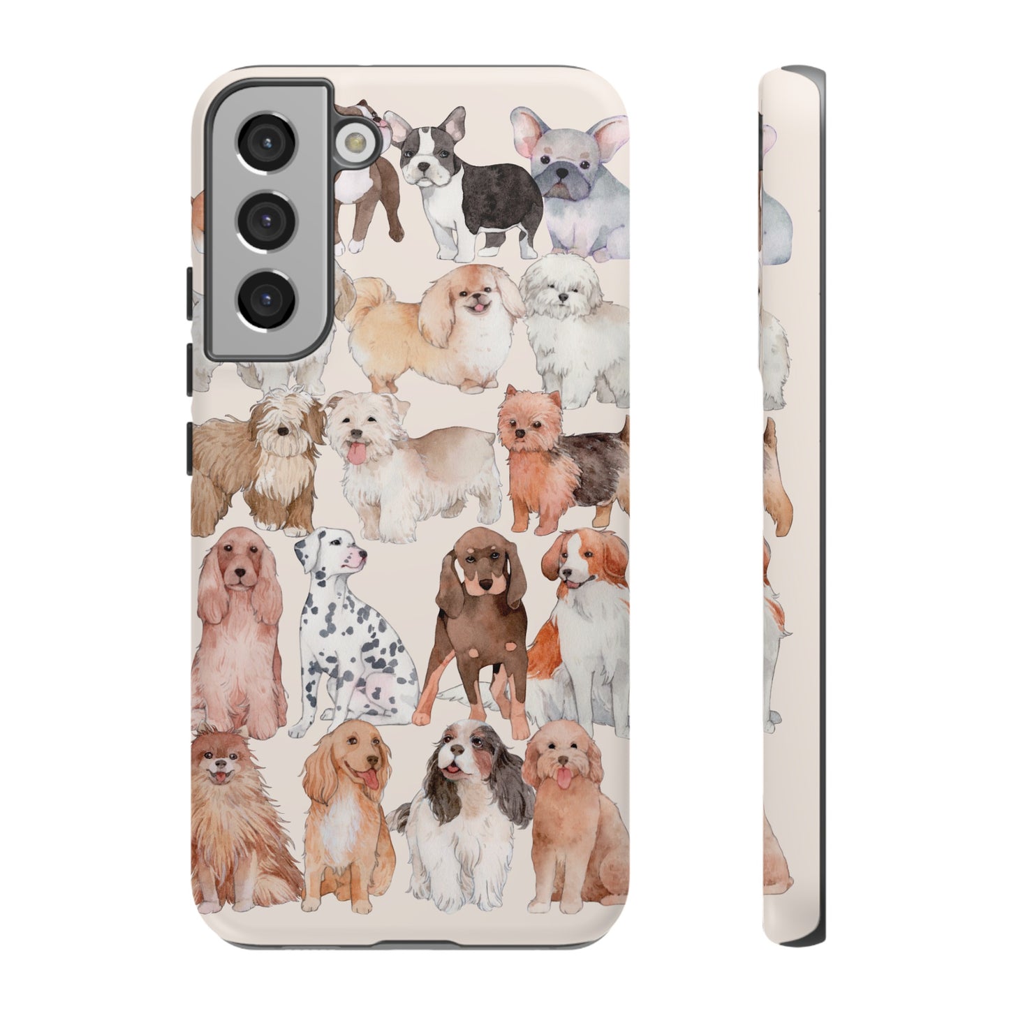 Dog Collage Wallpaper Phone Case | iPhone 15 Plus/ Pro, 14, 13, 12| Google Pixel 7, Pro, 5| Samsung Galaxy S23 All Major Phone Models