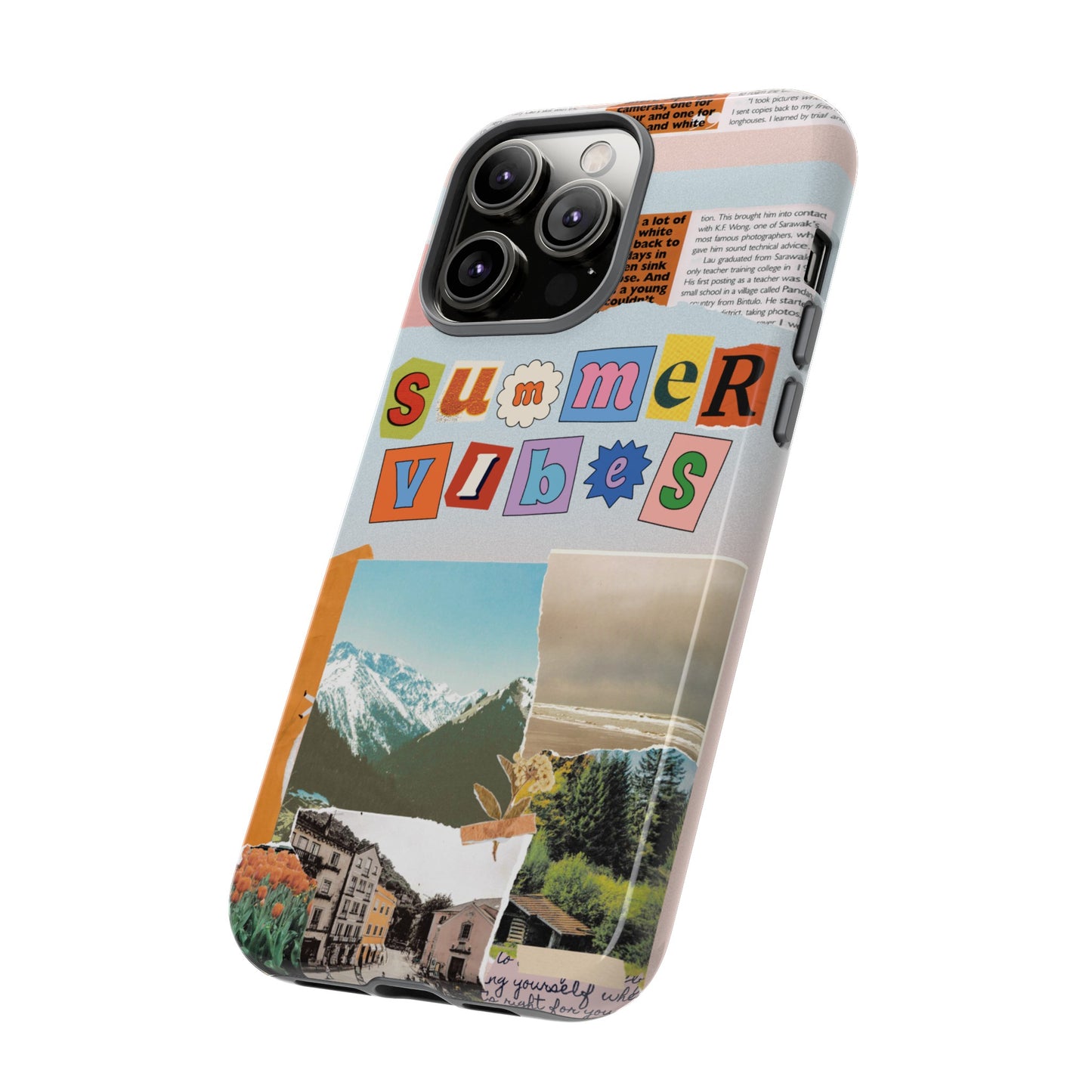 Summer Vibes Wallpaper Phone Case | iPhone 15 Plus/ Pro, 14, 13, 12| Google Pixel 7, Pro, 5| Samsung Galaxy S23 All Major Phone Models