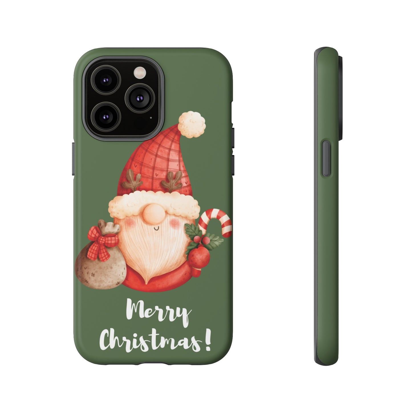 Cute Merry Christmas Wallpaper Phone Case | iPhone 15 Plus/ Pro, 14, 13, 12| Google Pixel 7, Pro, 5| Samsung Galaxy S23 All Major Phone Models