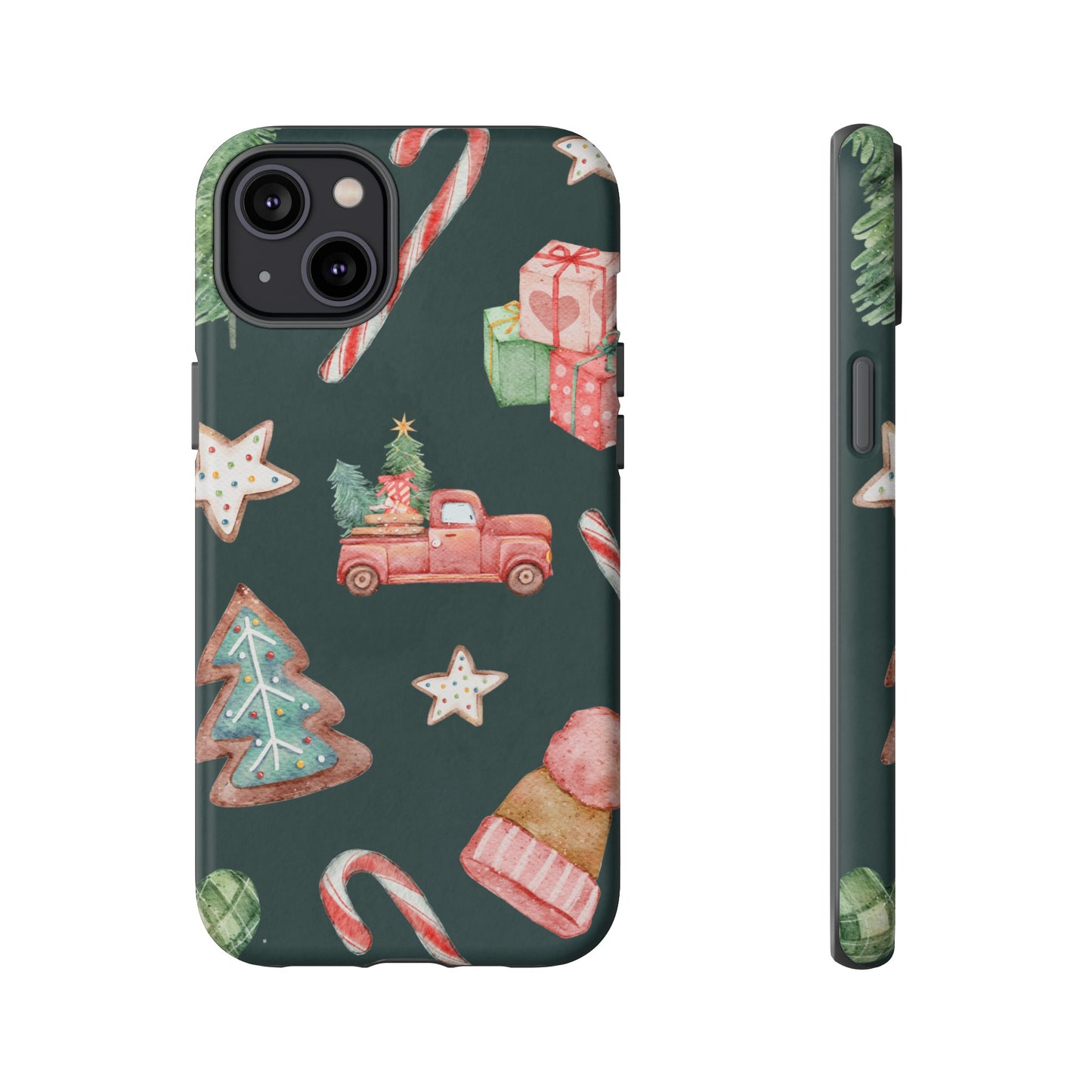 Festive Christmas Wallpaper Phone Case | iPhone 15 Plus/ Pro, 14, 13, 12| Google Pixel 7, Pro, 5| Samsung Galaxy S23 All Major Phone Models