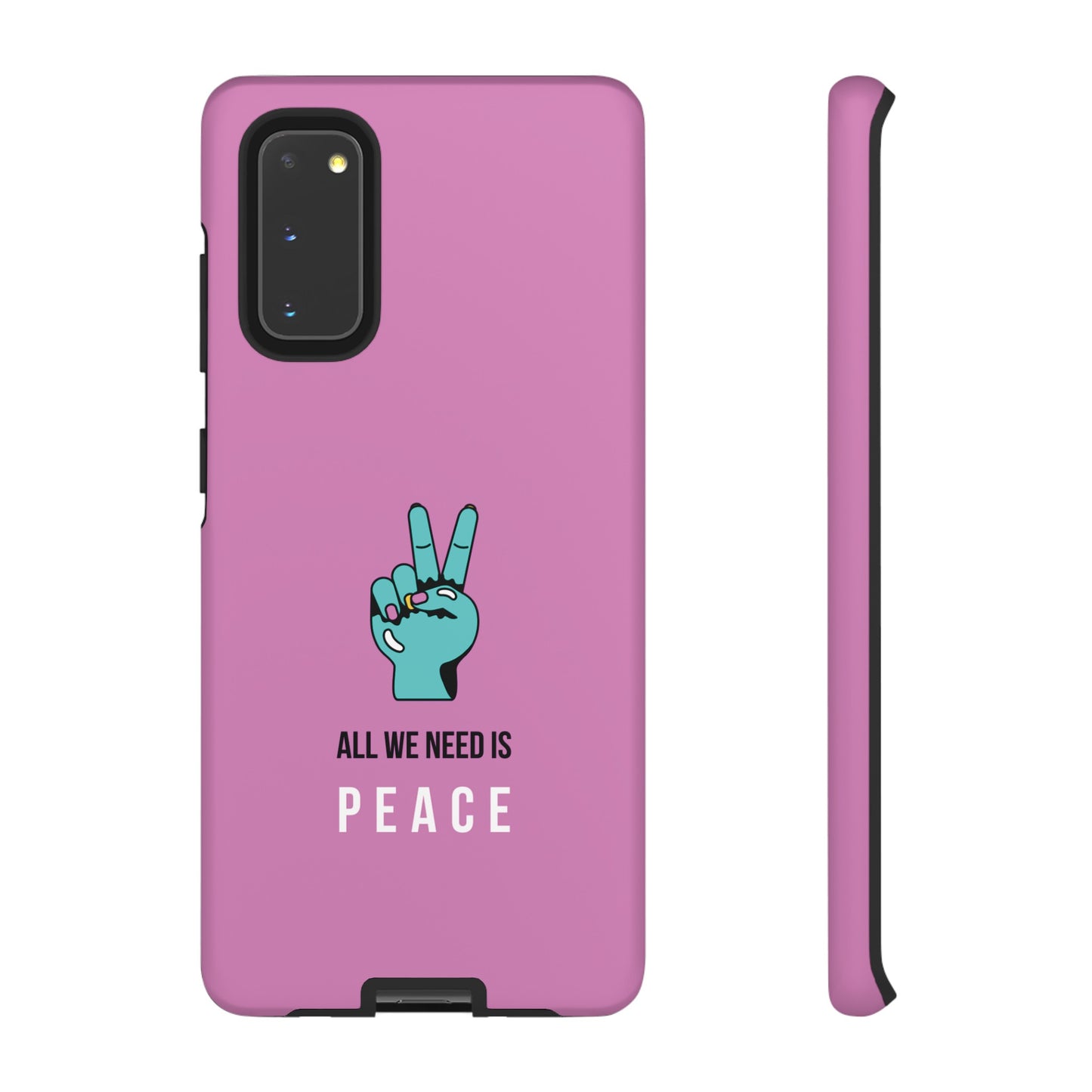 All We Need Is Peace Wallpaper Phone Case | iPhone 15 Plus/ Pro, 14, 13, 12| Google Pixel 7, Pro, 5| Samsung Galaxy S23 All Major Phone Models