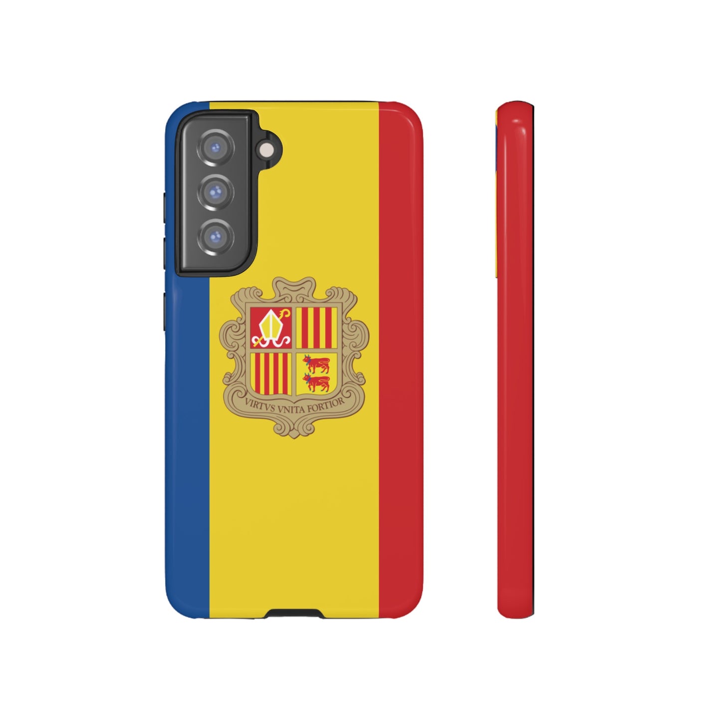 Andorra Flag Phone Case | iPhone 15 Plus/ Pro, 14, 13, 12| Google Pixel 7, Pro, 5| Samsung Galaxy S23 All Major Phone Models