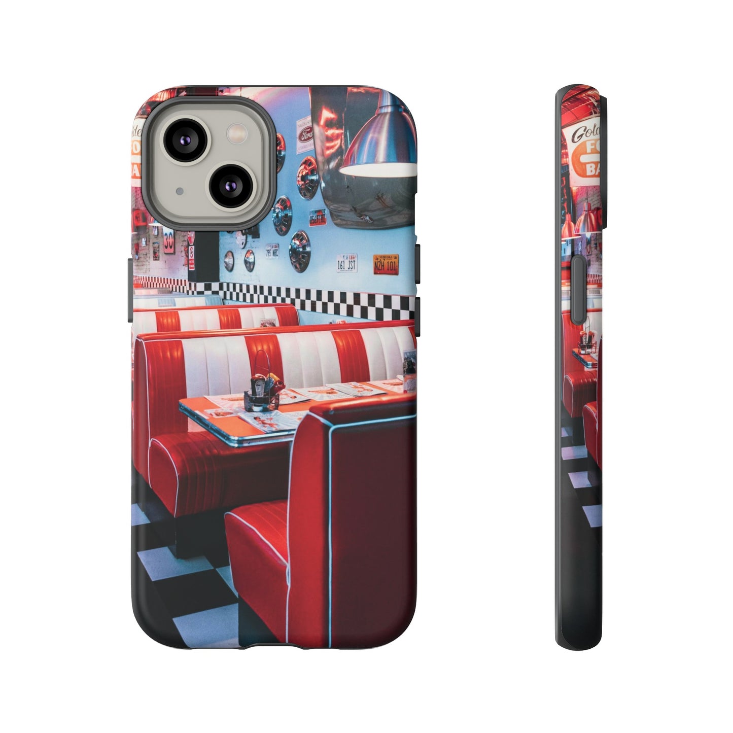 Diner Wallpaper Phone Case | iPhone 15 Plus/ Pro, 14, 13, 12| Google Pixel 7, Pro, 5| Samsung Galaxy S23 All Major Phone Models