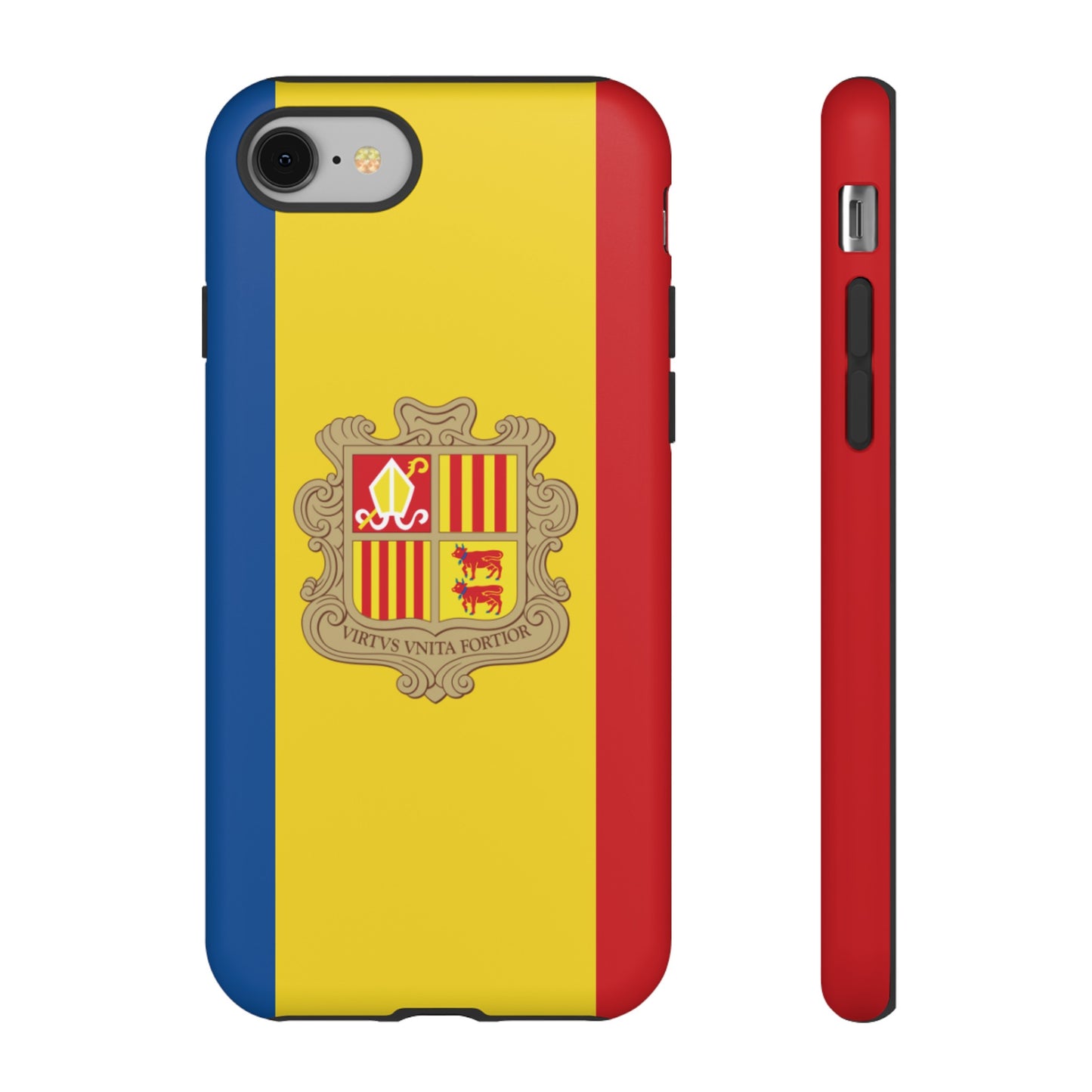 Andorra Flag Phone Case | iPhone 15 Plus/ Pro, 14, 13, 12| Google Pixel 7, Pro, 5| Samsung Galaxy S23 All Major Phone Models