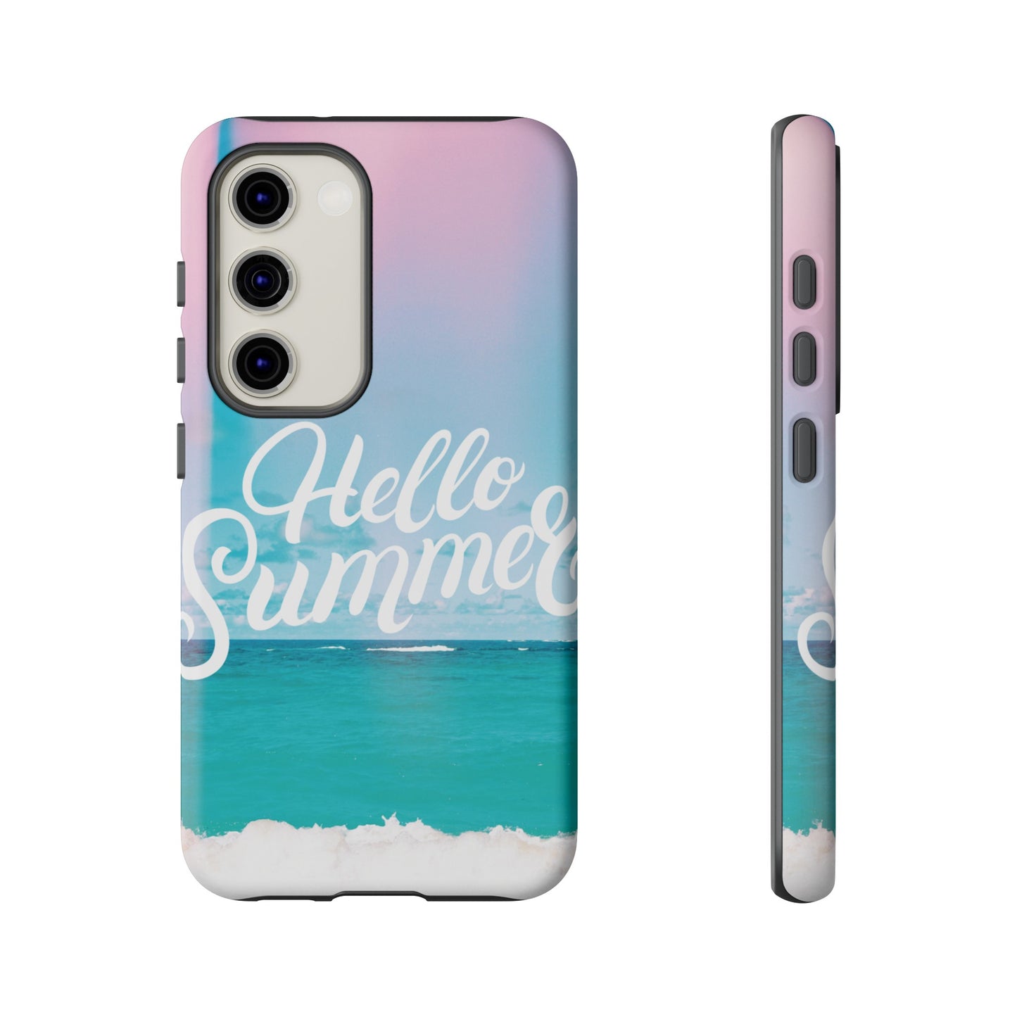 Hello Summer Wallpaper Phone Case | iPhone 15 Plus/ Pro, 14, 13, 12| Google Pixel 7, Pro, 5| Samsung Galaxy S23 All Major Phone Models