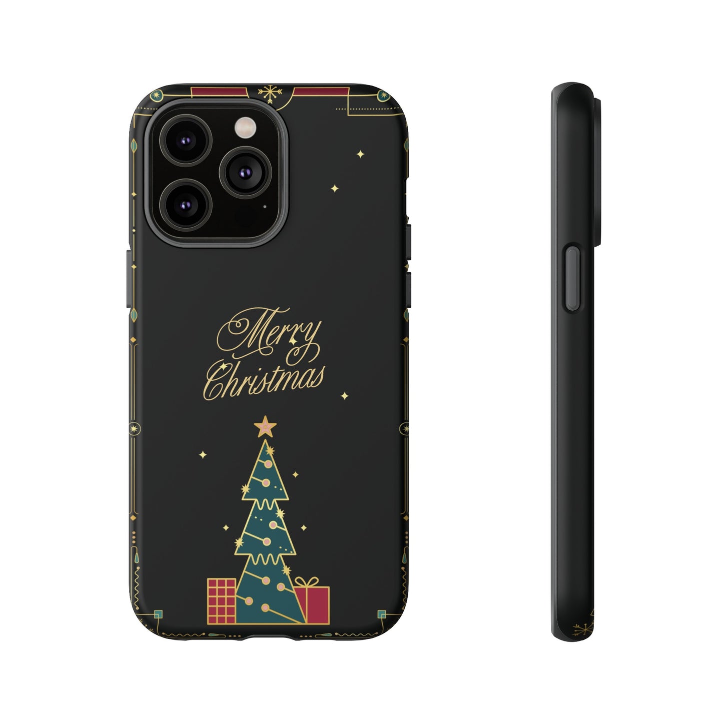 Christmas Tree Wallpaper Phone Case | iPhone 15 Plus/ Pro, 14, 13, 12| Google Pixel 7, Pro, 5| Samsung Galaxy S23 All Major Phone Models