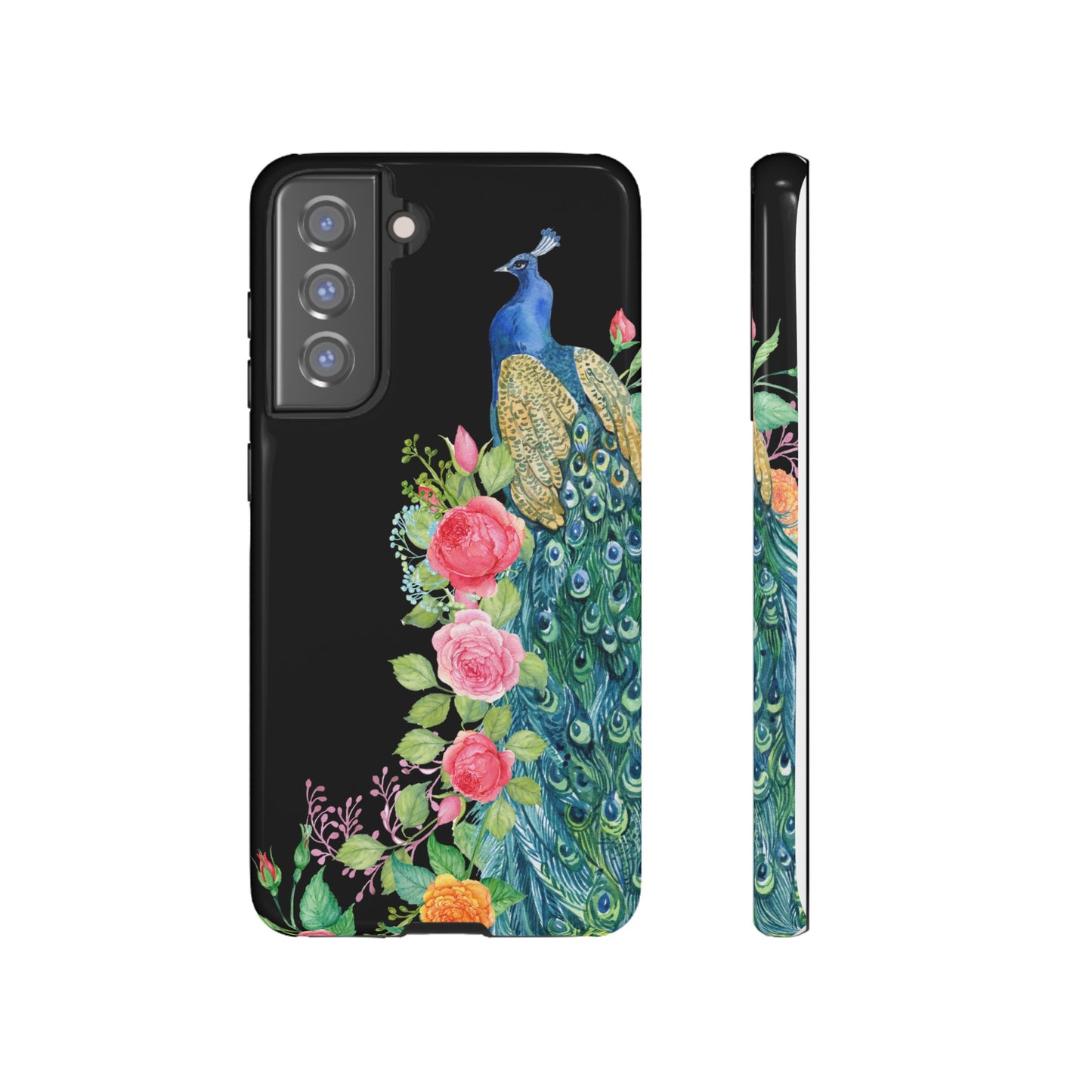 Peacock Wallpaper Phone Case | iPhone 15 Plus/ Pro, 14, 13, 12| Google Pixel 7, Pro, 5| Samsung Galaxy S23 All Major Phone Models