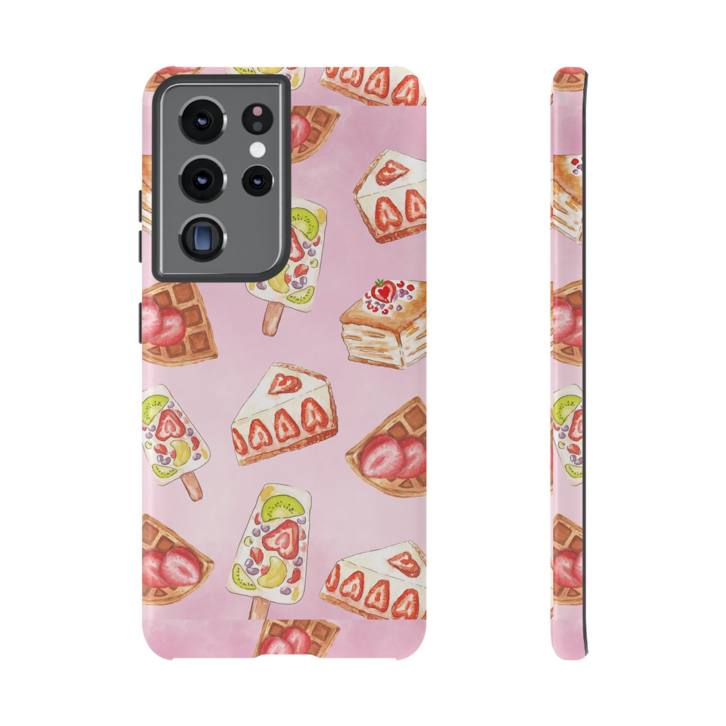 Assorted Dessert Wallpaper Phone Case | iPhone 15 Plus/ Pro, 14, 13, 12| Google Pixel 7, Pro, 5| Samsung Galaxy S23 All Major Phone Models