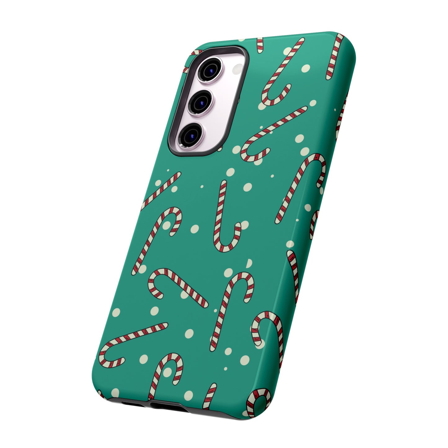 Candycane Wallpaper Phone Case | iPhone 15 Plus/ Pro, 14, 13, 12| Google Pixel 7, Pro, 5| Samsung Galaxy S23 All Major Phone Models