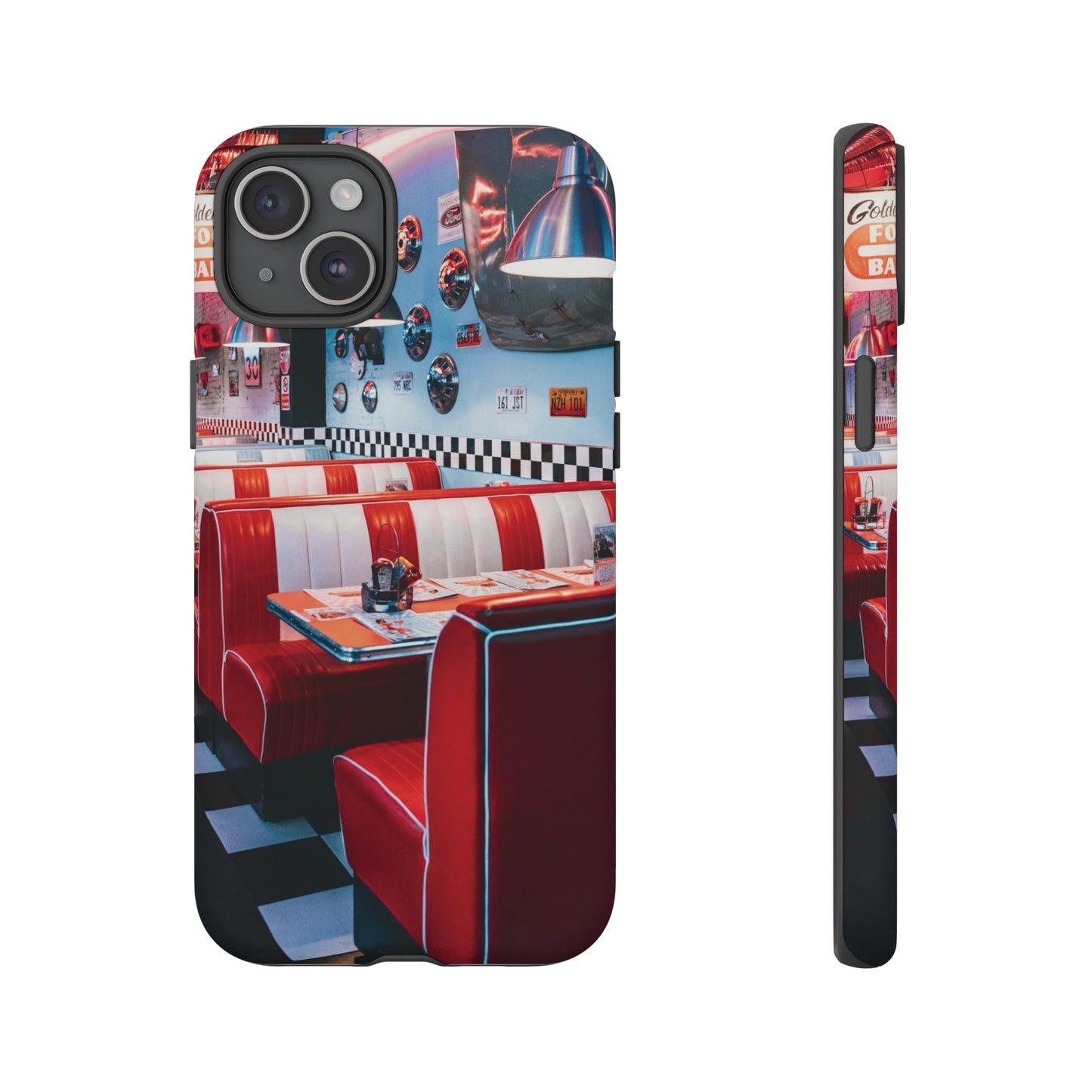 Diner Wallpaper Phone Case | iPhone 15 Plus/ Pro, 14, 13, 12| Google Pixel 7, Pro, 5| Samsung Galaxy S23 All Major Phone Models