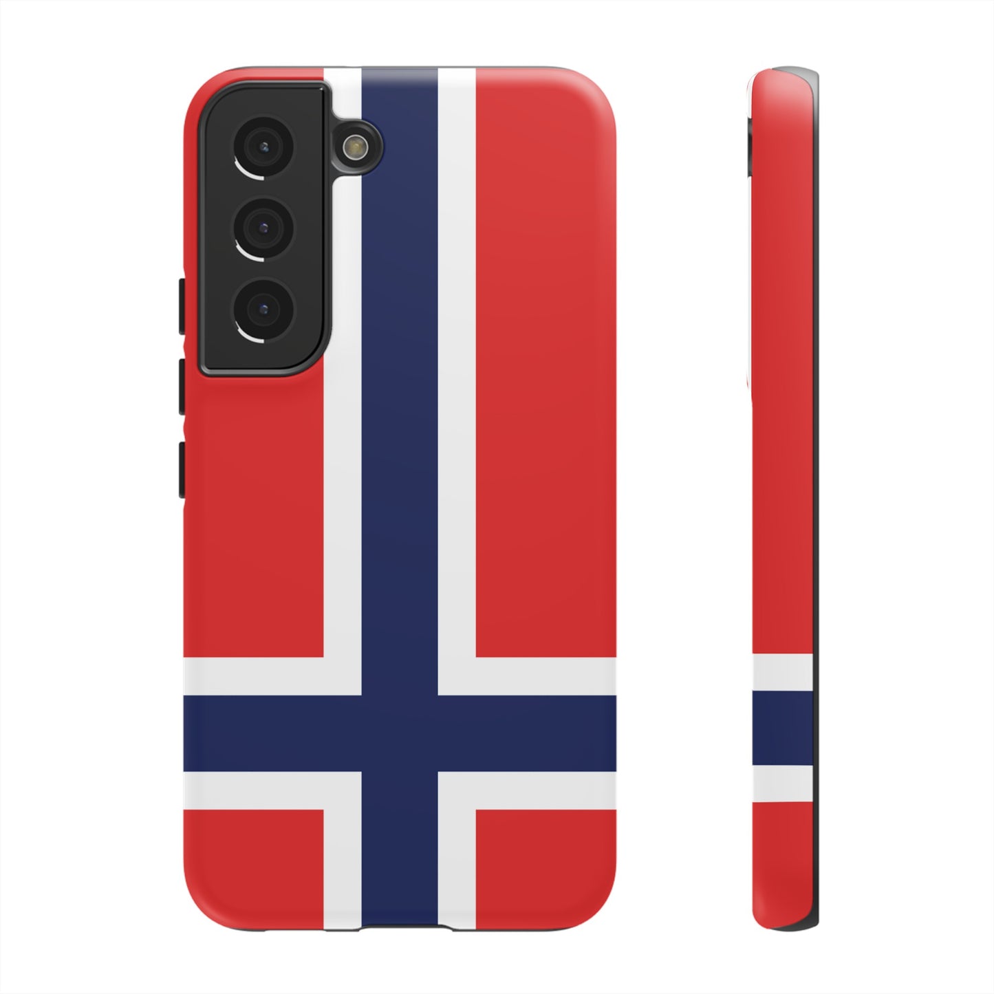 Norway Flag Phone Case | iPhone 15 Plus/ Pro, 14, 13, 12| Google Pixel 7, Pro, 5| Samsung Galaxy S23 All Major Phone Models